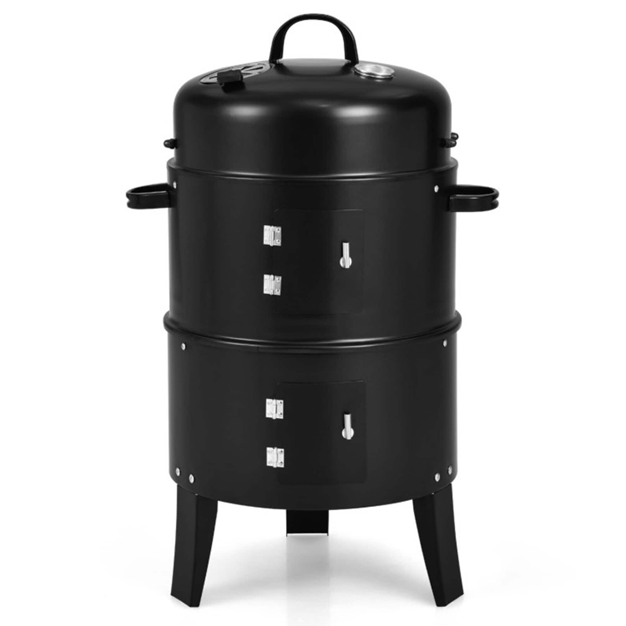 Mondawe MO580BK 10-Inches W Black Charcoal Grill