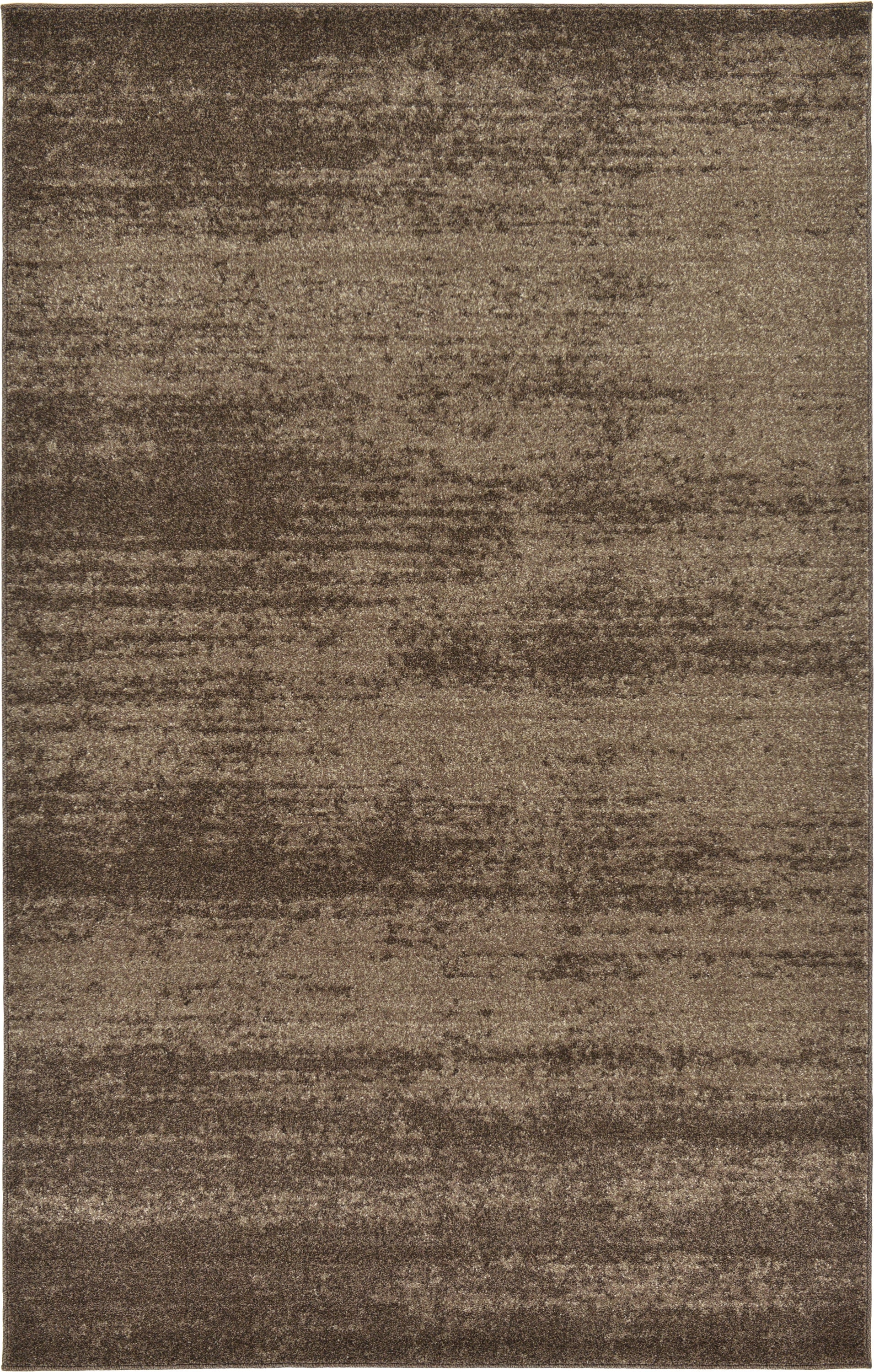 Unique Loom 3124454 Lucille Del Mar 5 x 8 (ft) Loomed Polypropylene Brown/Light Brown Rectangular Indoor Distressed/Overdyed Area rug