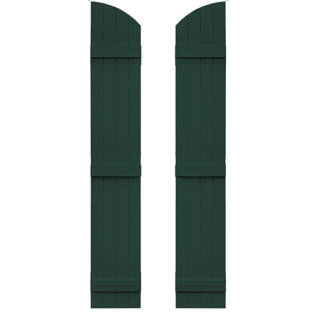 Vantage V5931485122 13.875-in W x 85-in H Midnight Green Exterior Shutters
