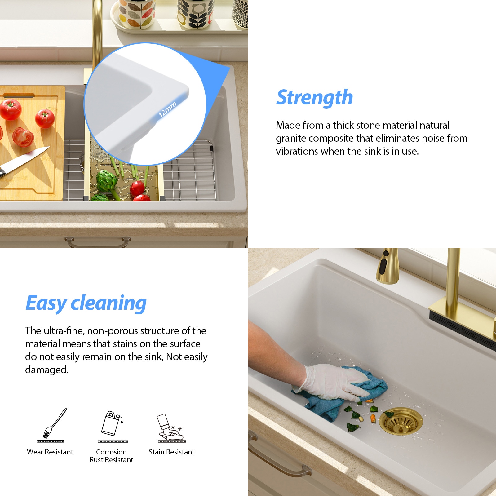 Lordear LD-FYWHTS33 Kitchen-Sinks - View #5