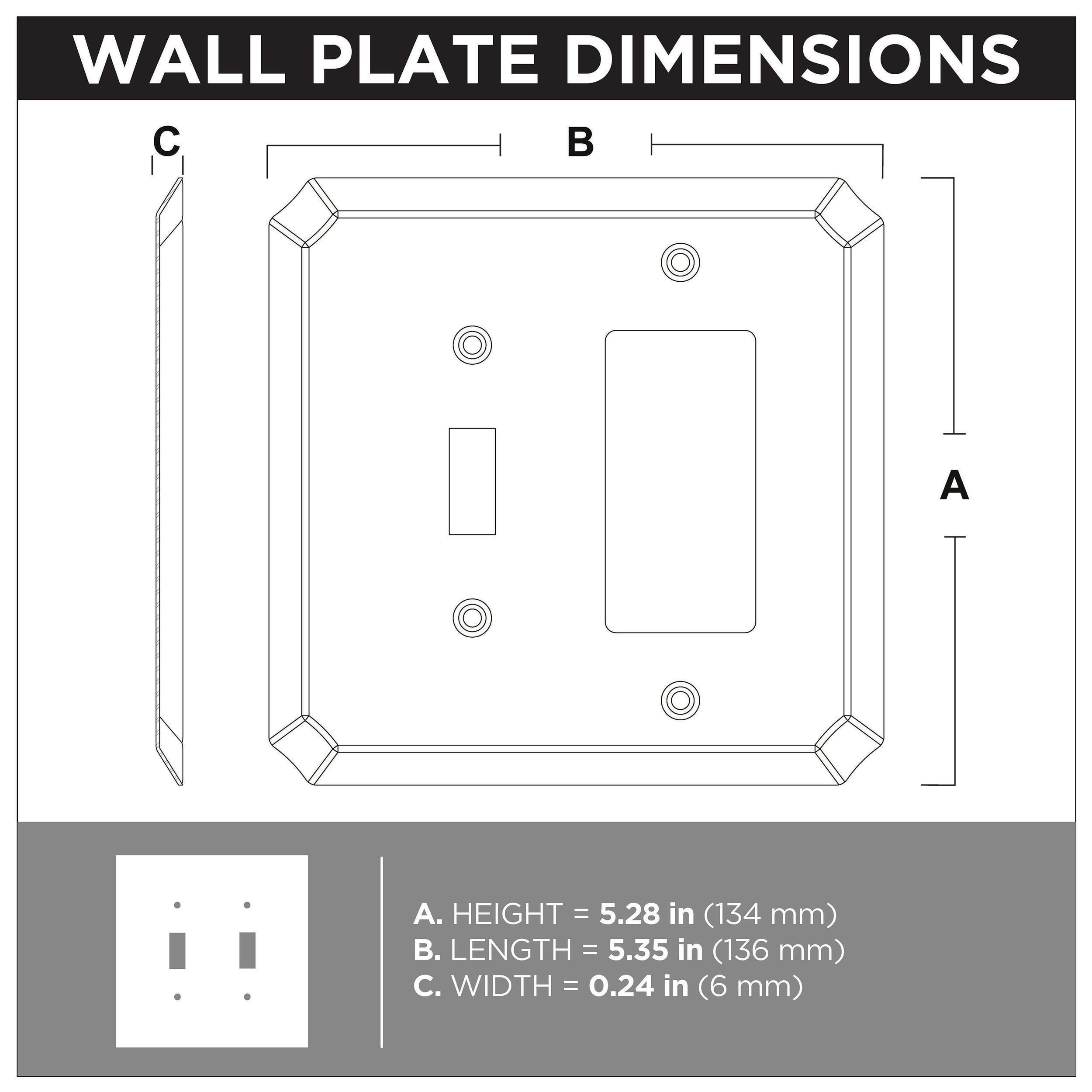 allen + roth W41419-SN-C Electrical-Wall-Plates - View #10