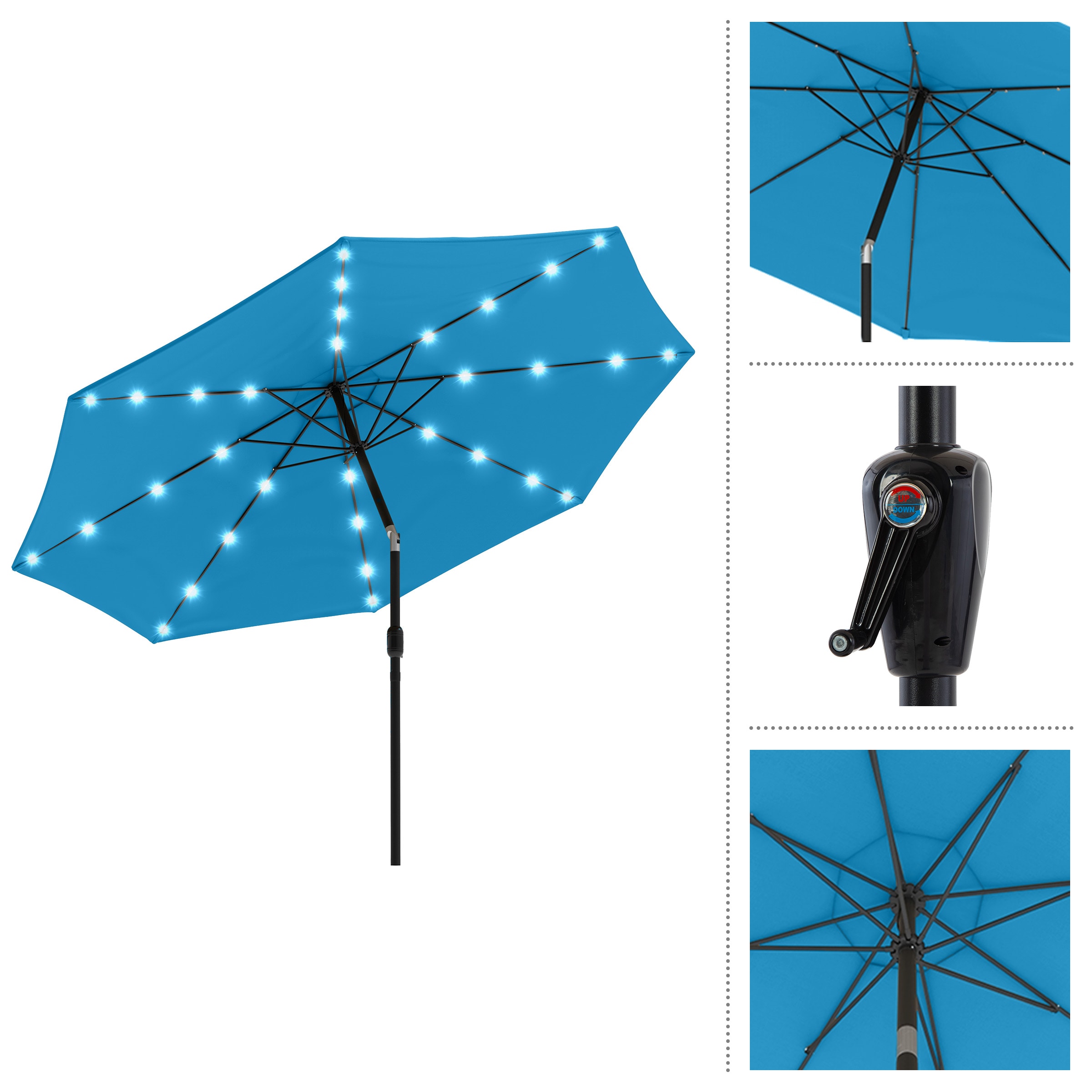 Pure Garden 50-LG1426 Umbrellas-2 - View #3
