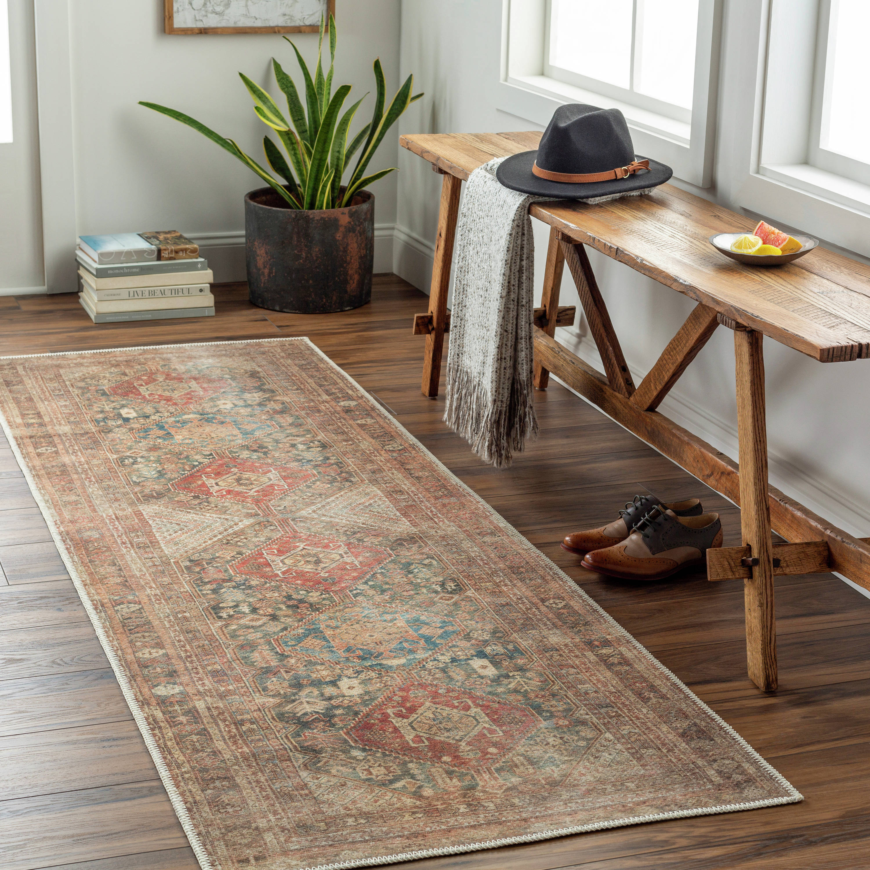 Mardin Brown Area Rug - Clearance