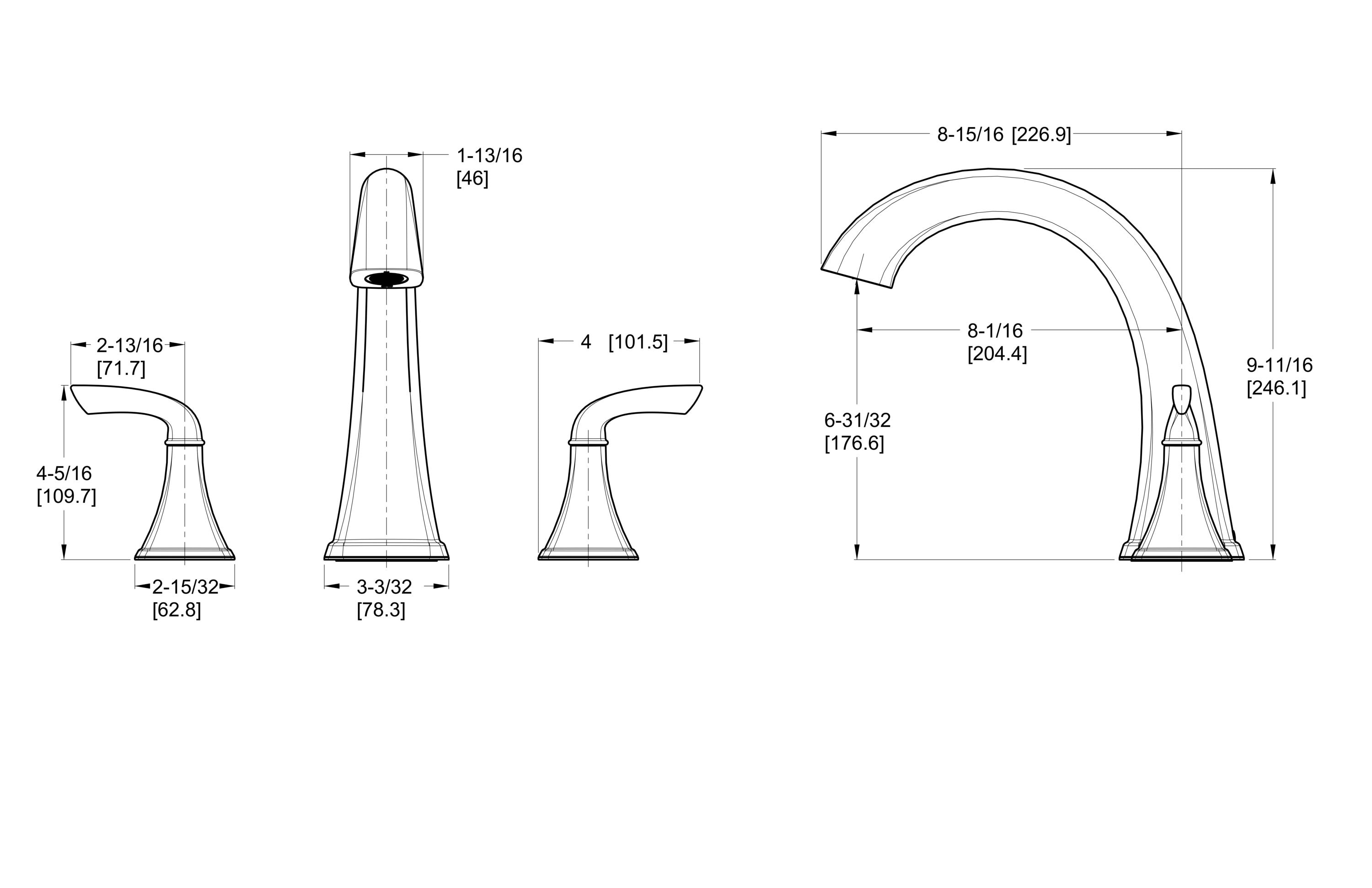 Pfister RT6-5BSK Roman-Tub-Faucets - View #4