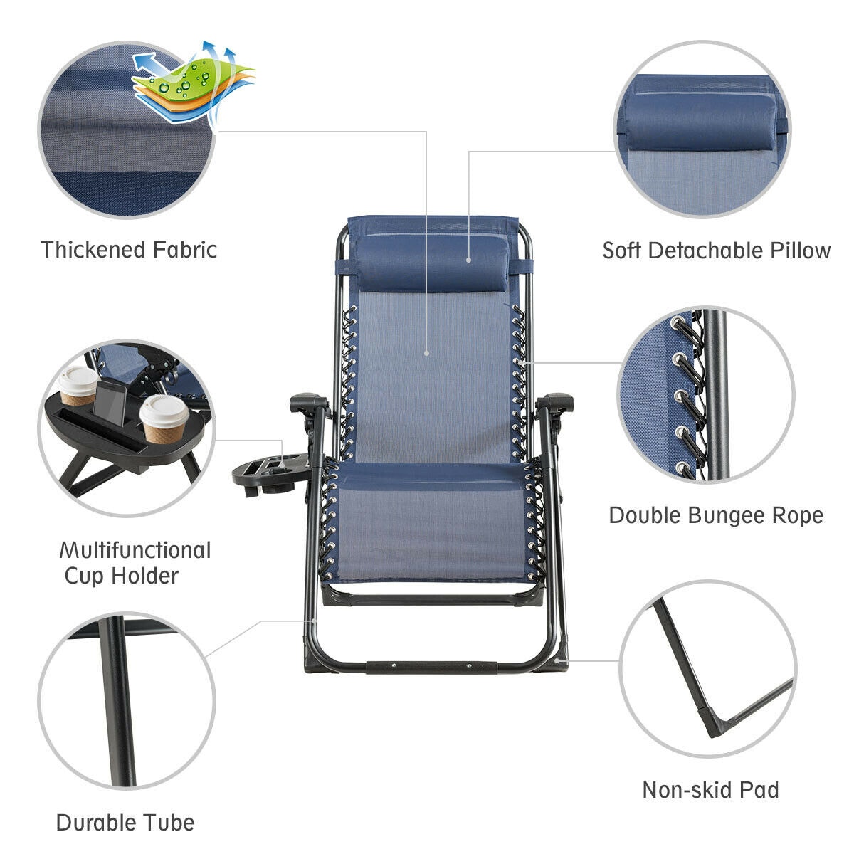 WELLFOR DOJ70265NY Patio-Chairs - View #4