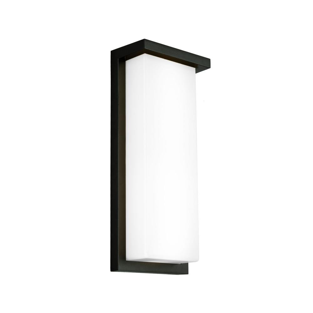 regiment forlænge personificering WAC Lighting Vega 1-Light 14-in Black Outdoor Wall Light in the Outdoor  Wall Lights department at Lowes.com
