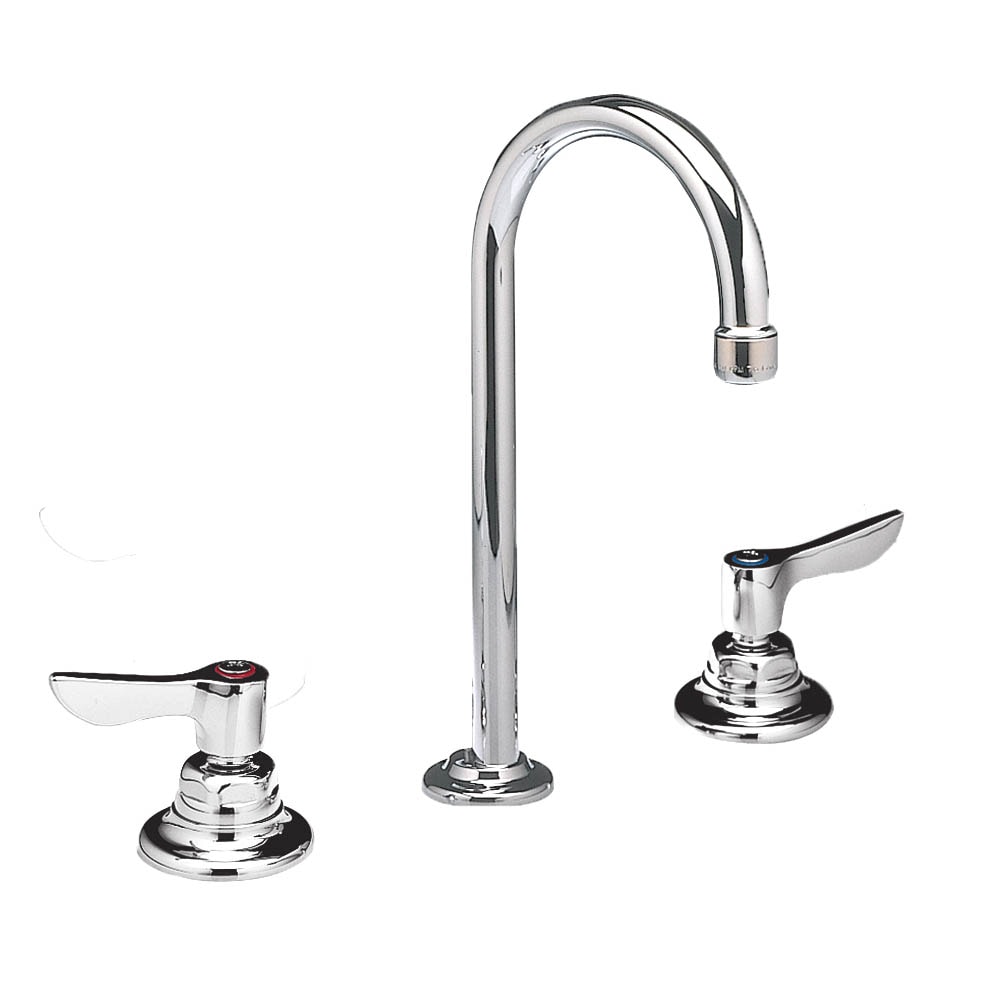 American Standard 6540145.002 Monterrey Polished chrome Widespread 2-handle WaterSense High-arc Commercial/Residential Handle Bathroom Sink Faucet