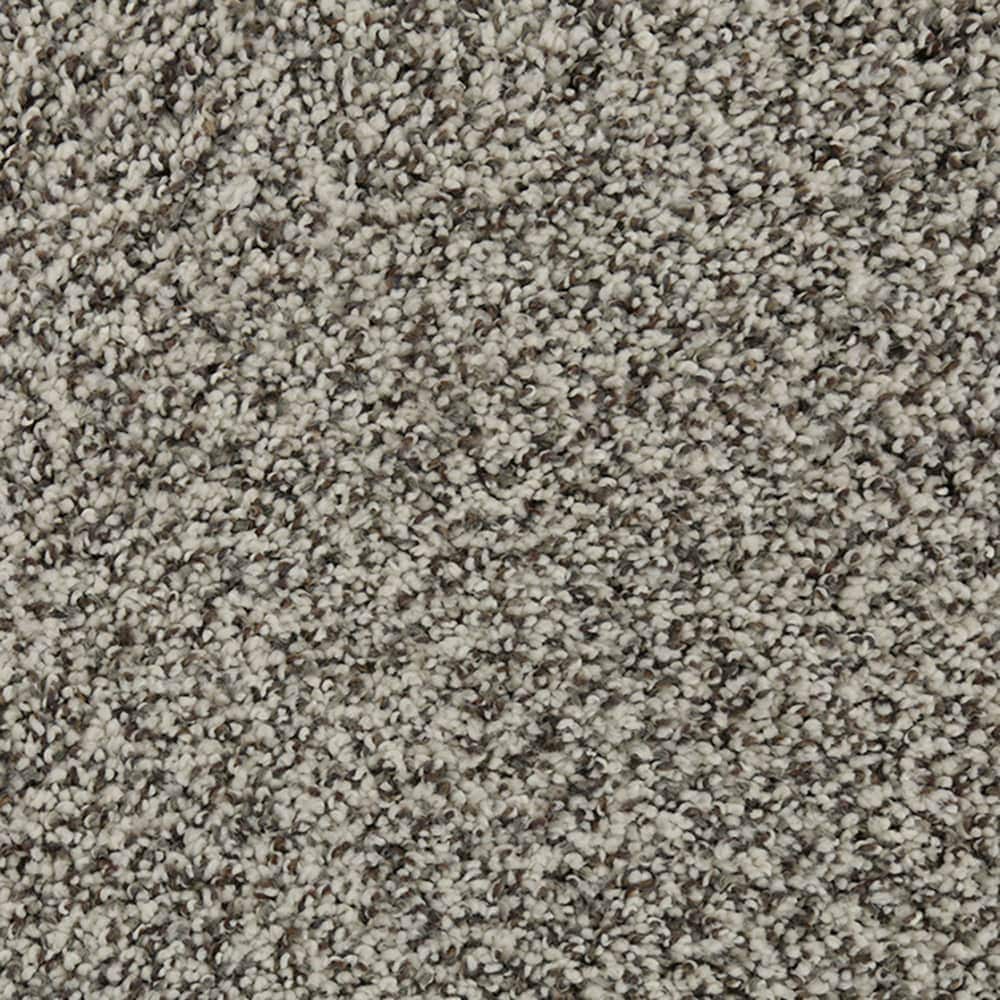 STAINMASTER STP61-12-L010 Tranquil Walk I Pearl Off-white 42-oz sq yard Triexta Textured Indoor Carpet