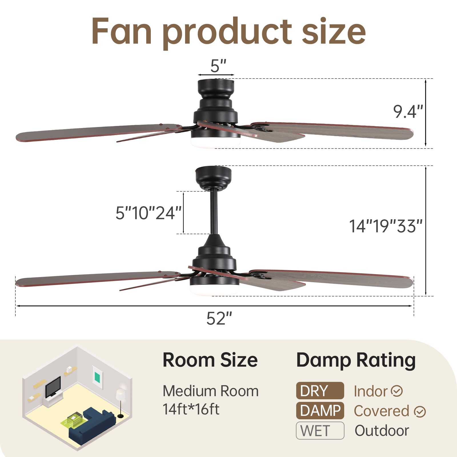 Sofucor C4-M-002883 Ceiling-Fans - View #6
