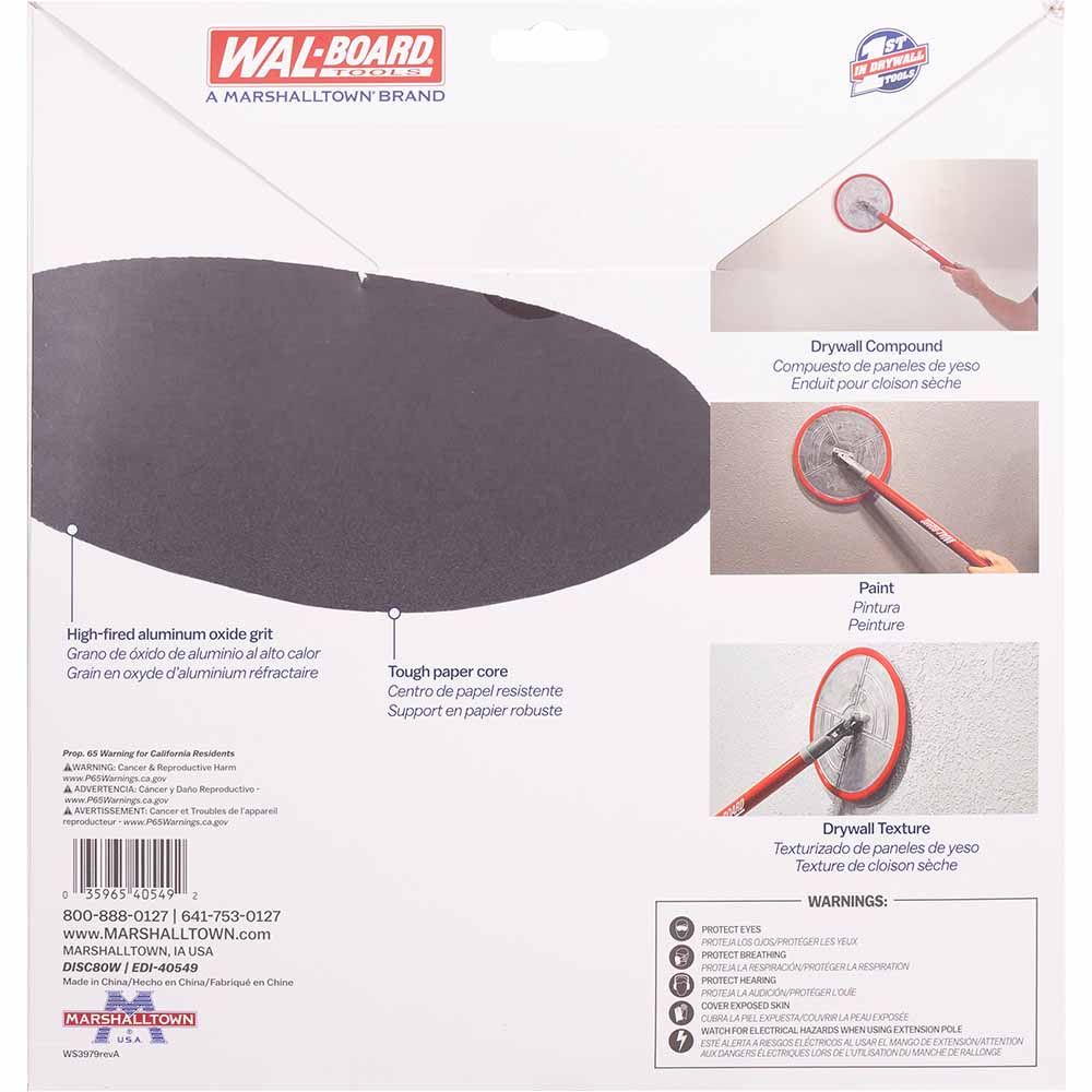 WAL-BOARD TOOLS DISC80W-L c100185 - View #2