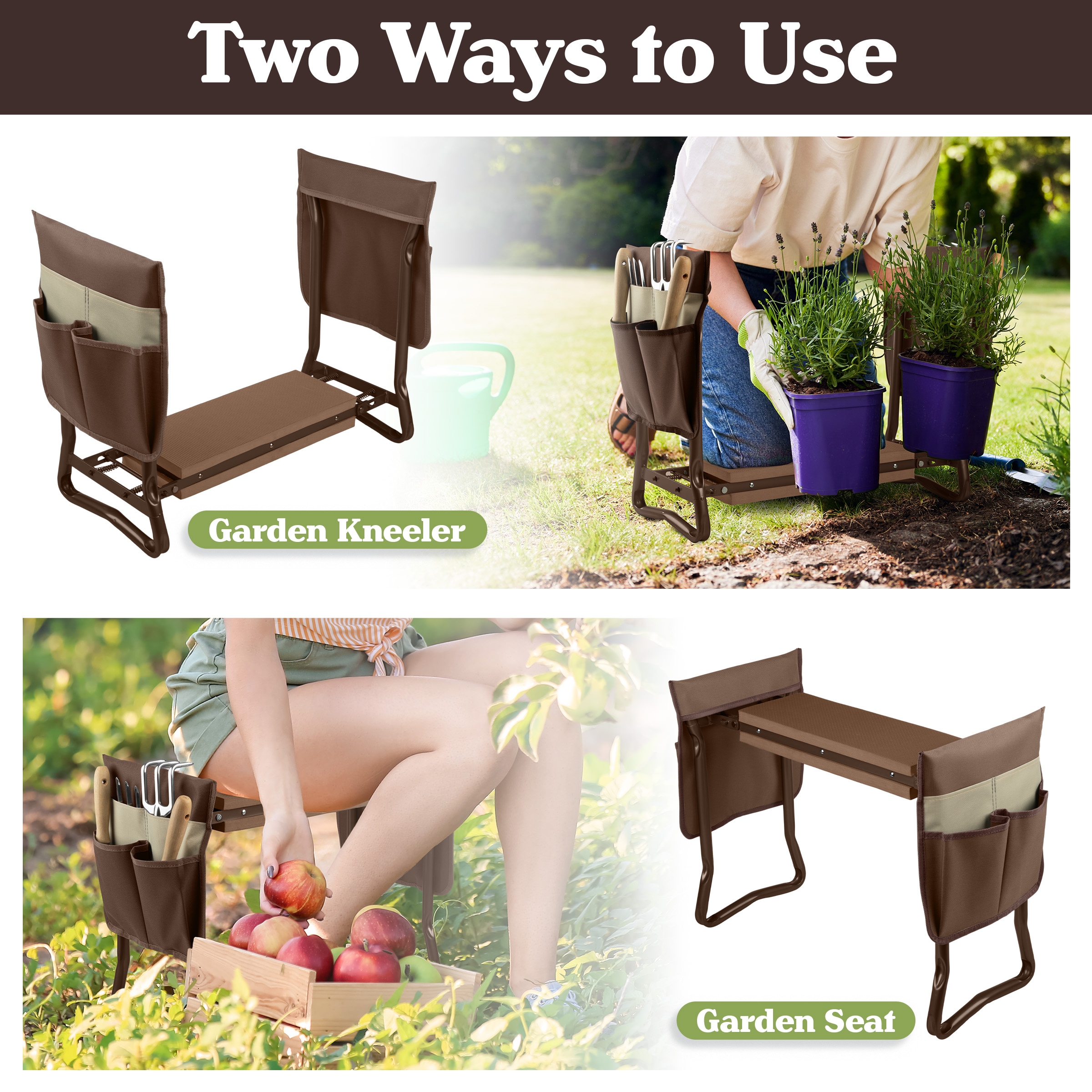 Pure Garden 50-LG1495 Kneeling-Pads - View #2