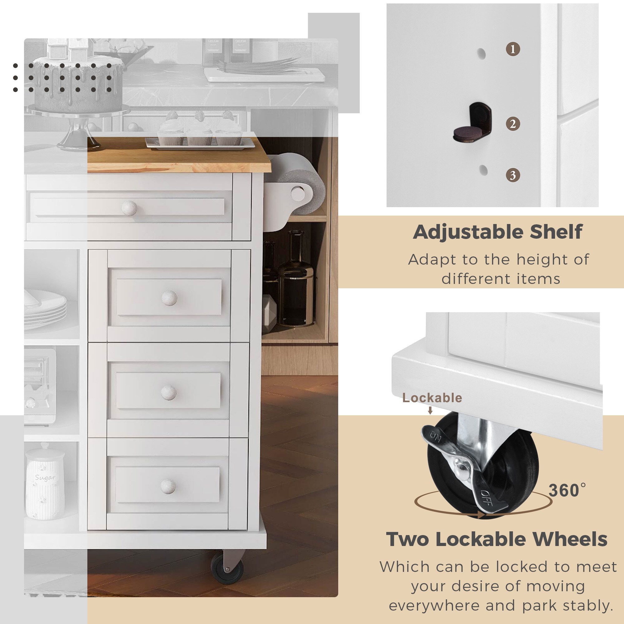 SINOFURN SYB260013WT Kitchen-Furniture - View #20