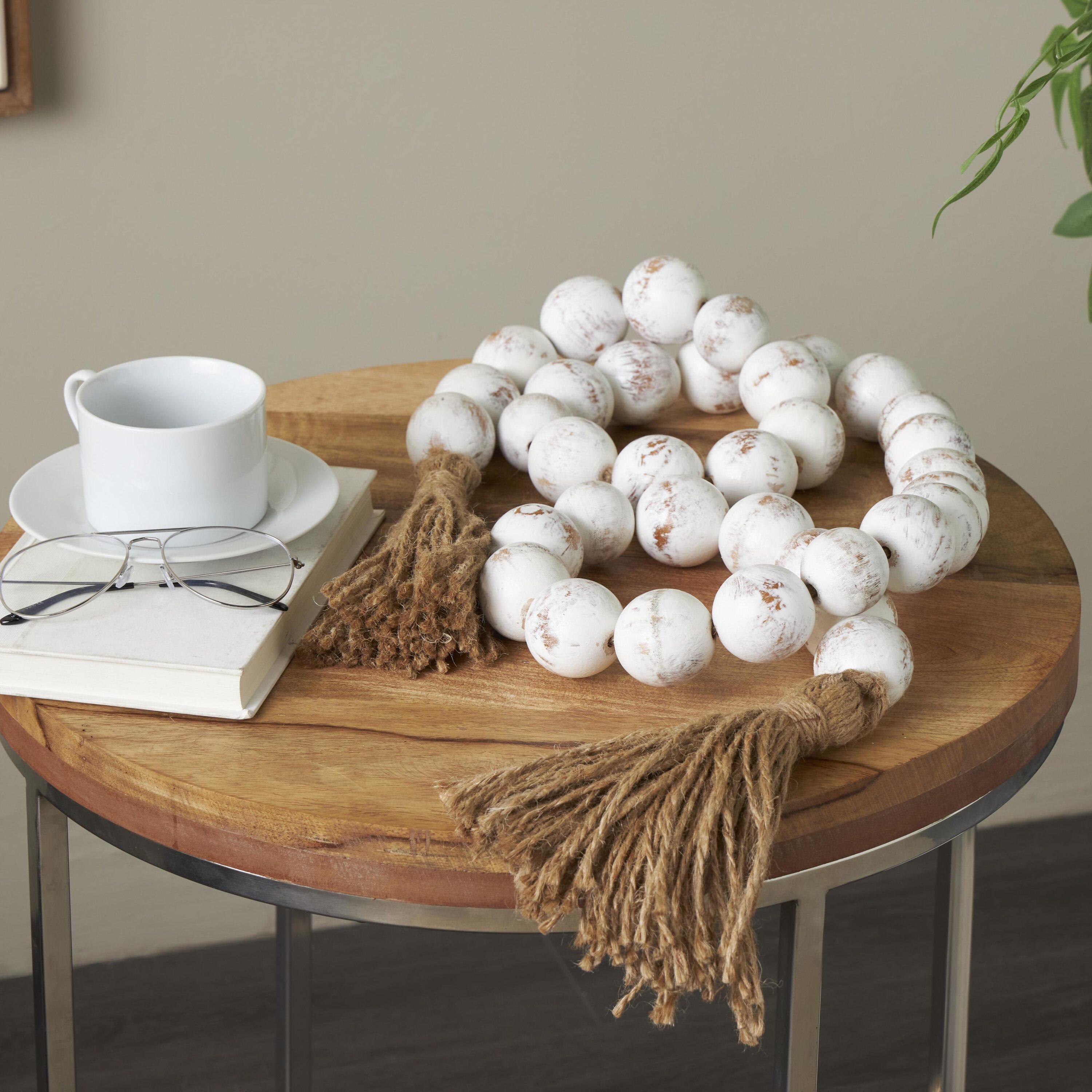 Grayson Lane 823052 Off-white Wood Coastal Decorative object