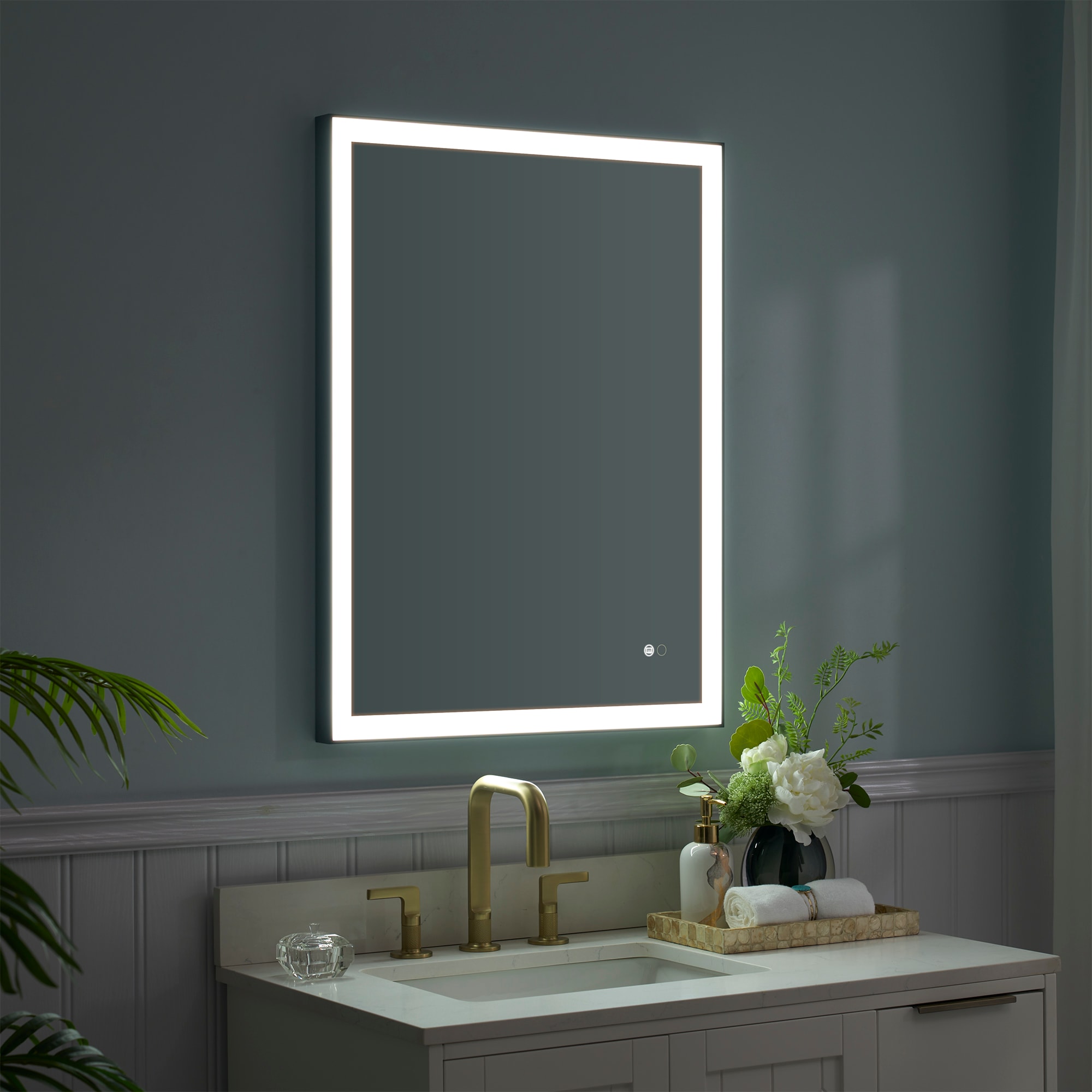 WELLFOR W5FM2432MB Framed-Bath-Mirrors - View #3