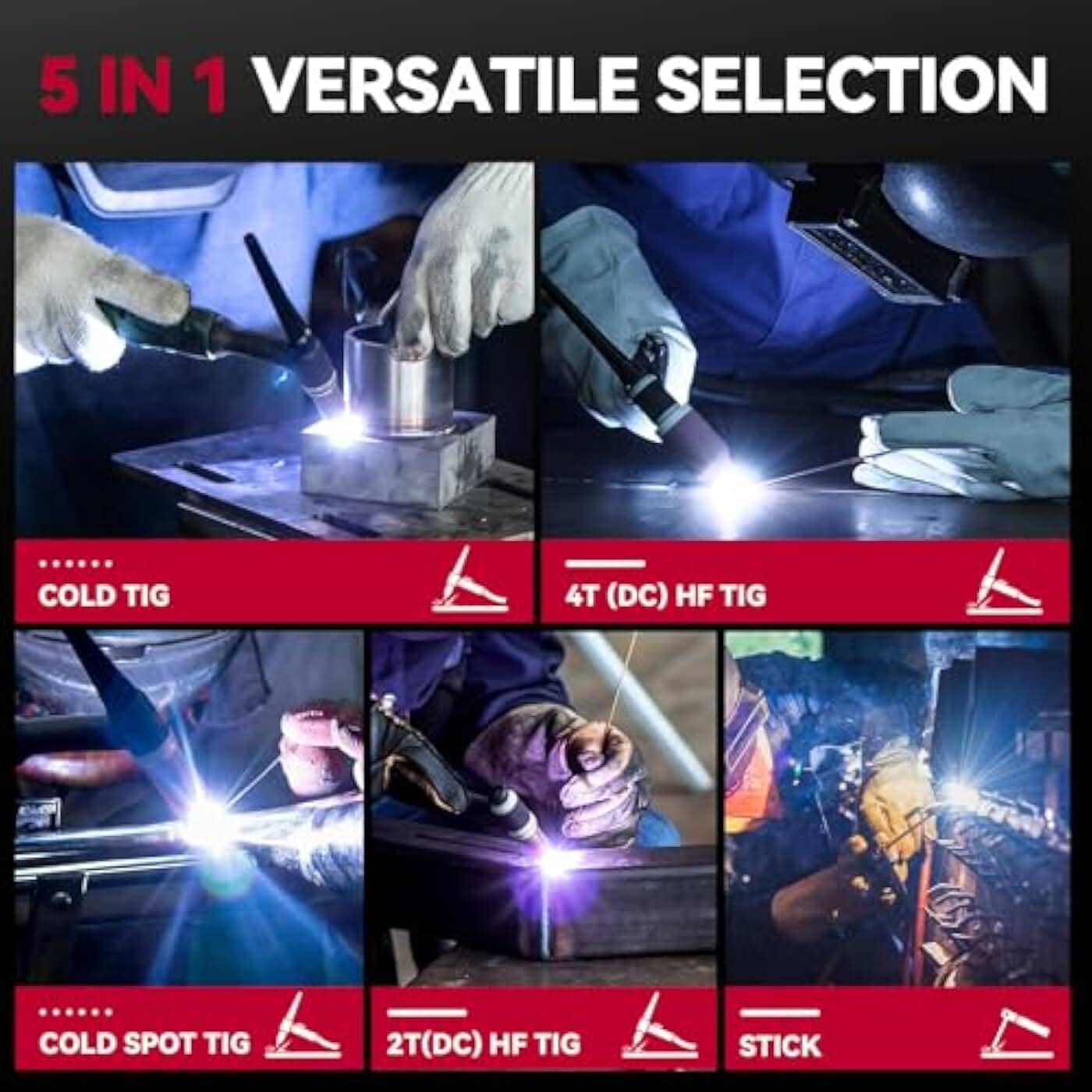 Arccaptain WED14G Wire-Feed-Welders - View #4