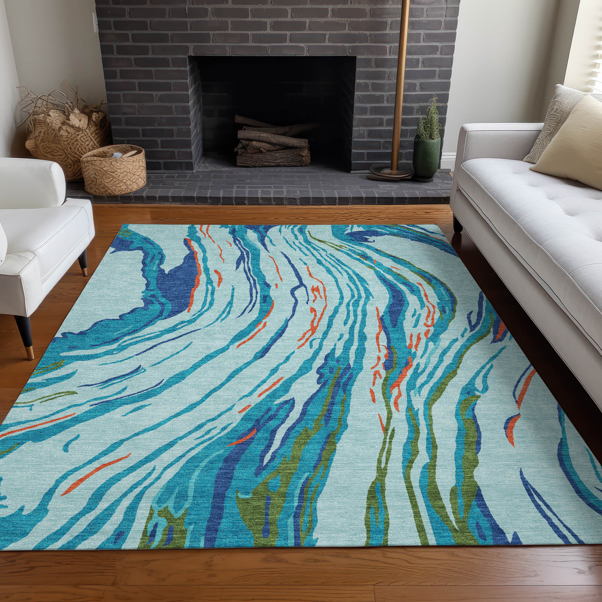 Addison Rugs ACN1037BU3X5 rugs - View #7