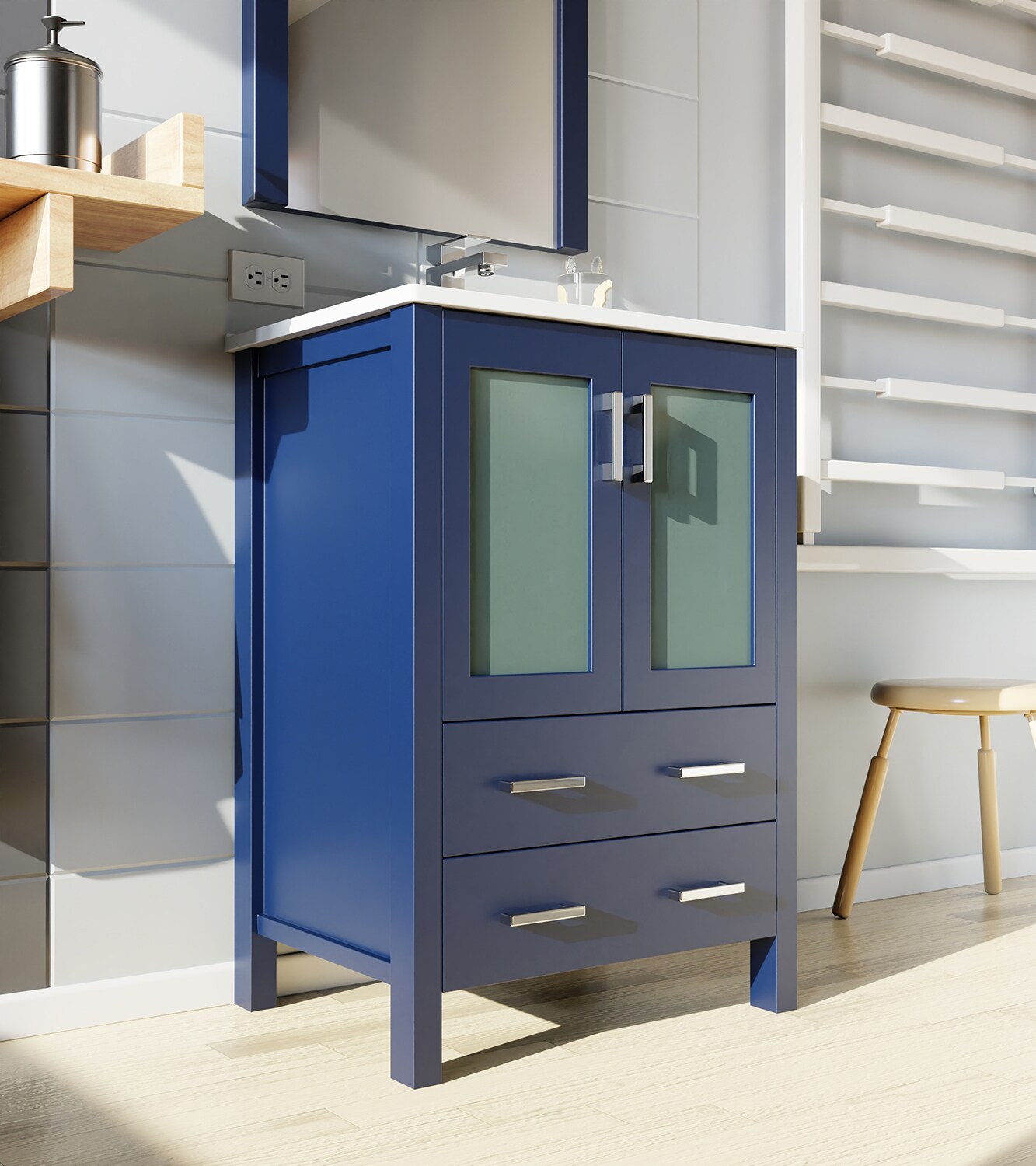Lexora LV341824SEESM22F Bath-Vanity-Combo - View #11