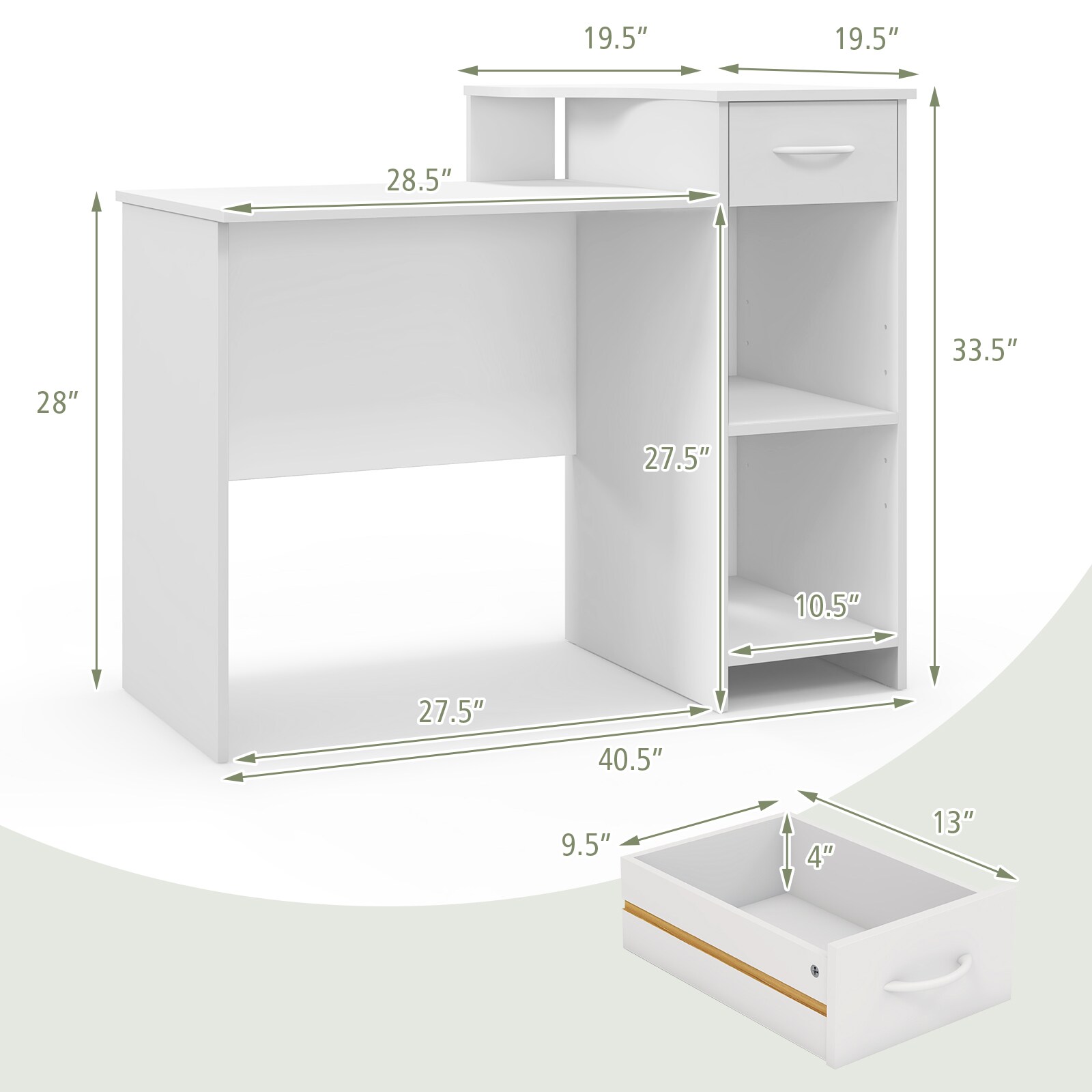 Fenbeli QLLSFENH052 desks - View #3