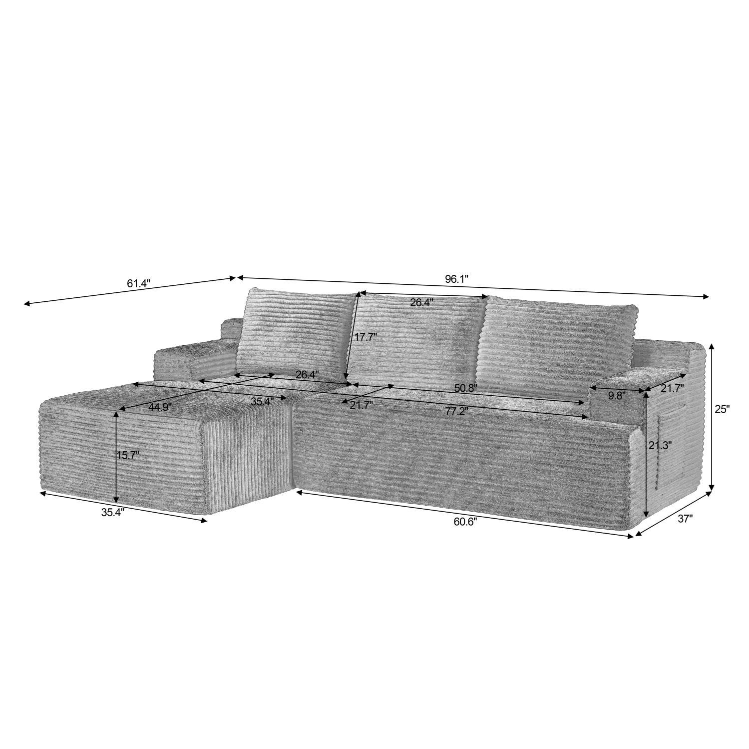 CHITA ZASFF1114 Sofas-Loveseats - View #8