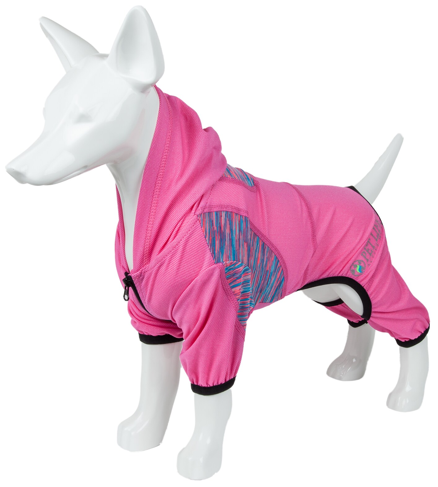 Pet Life Pink 'Quadra-Bone' TPR Treat Dispensing Durable Dog Toy, X-Small