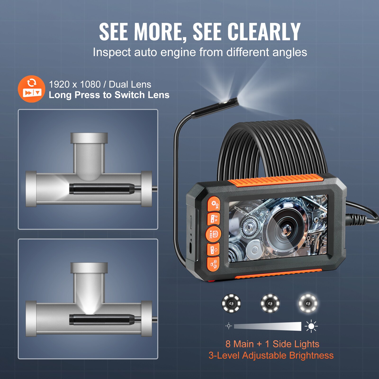 VEVOR SCFXKQXNKJDP05852V9 Inspection-Cameras - View #2