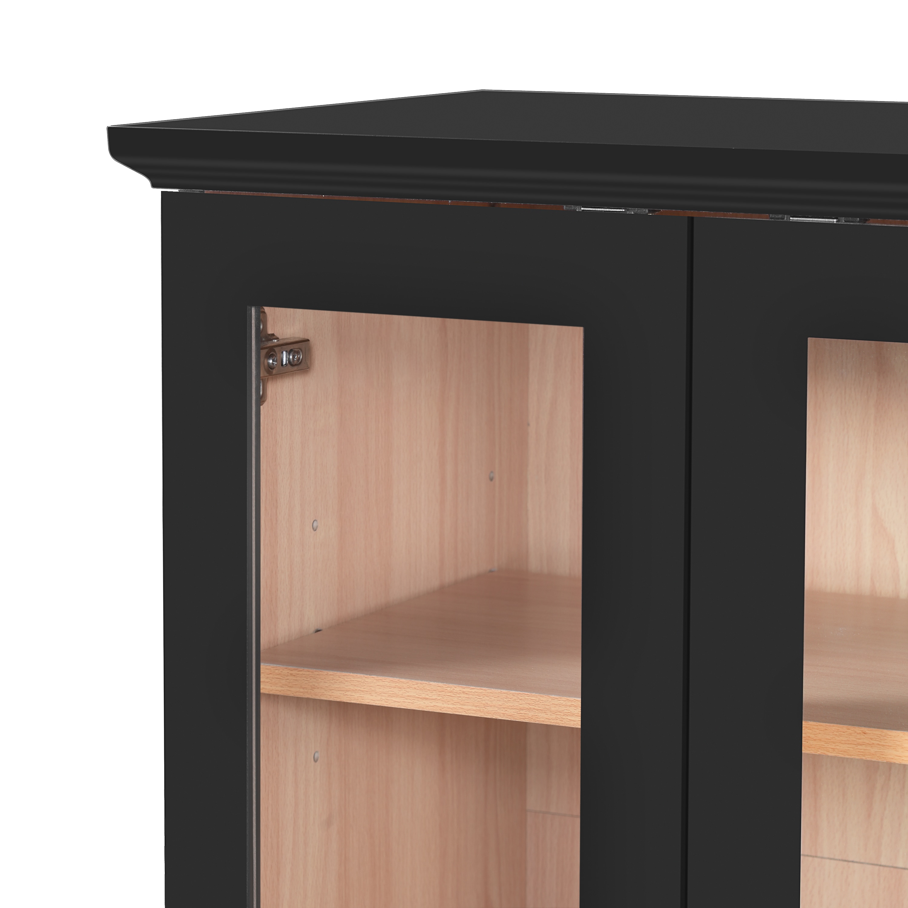 Hrinhom BA49-BLACK Linen-Cabinets - View #5