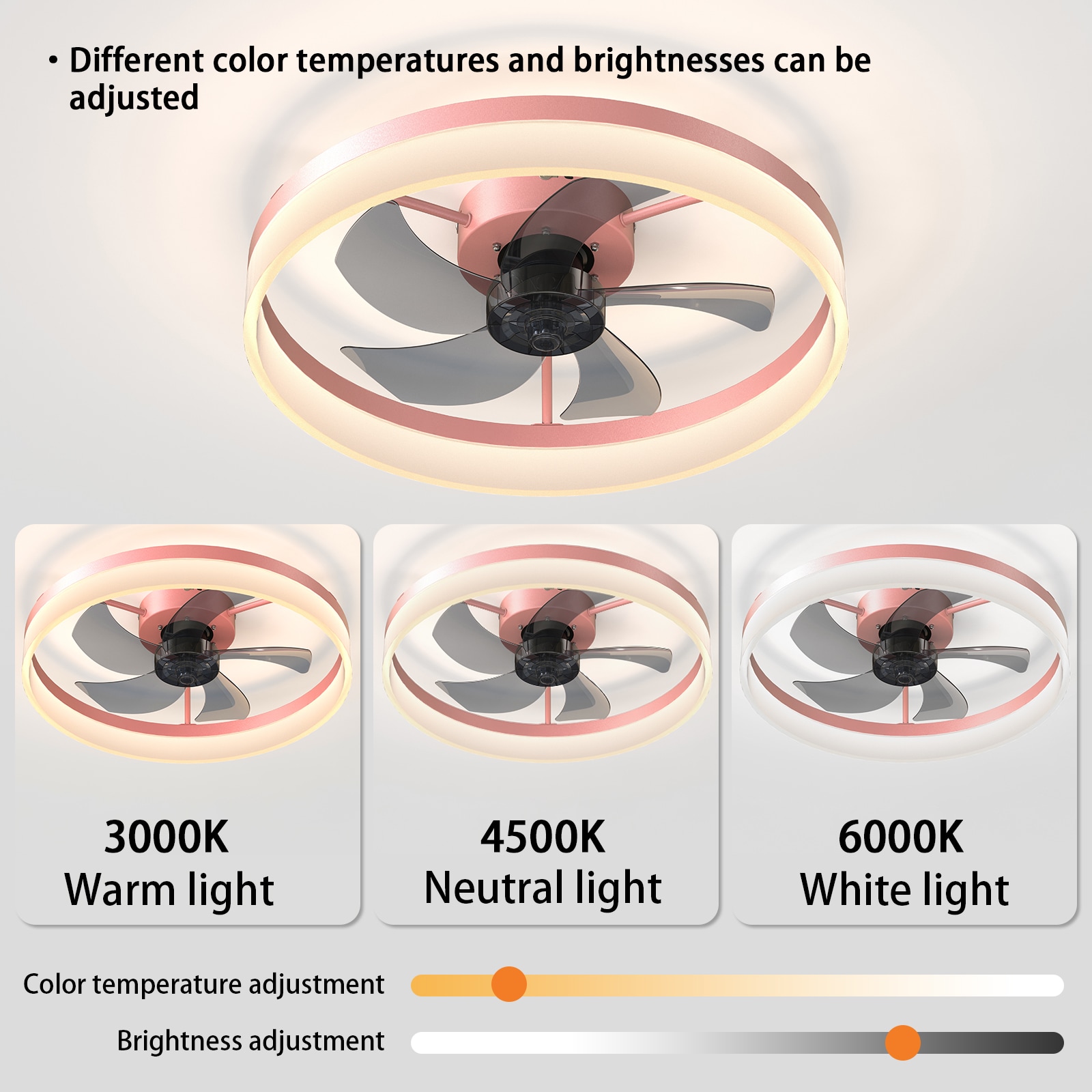 WELLFOR AMYUA-12 Ceiling-Fans - View #3
