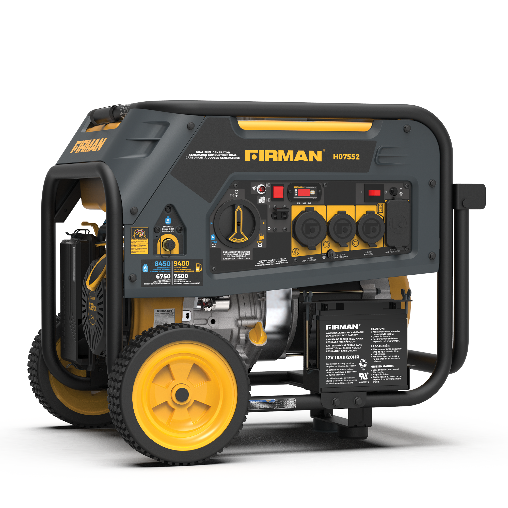 Firman Hybird 7500-watt Portable Generator At Lowes.com