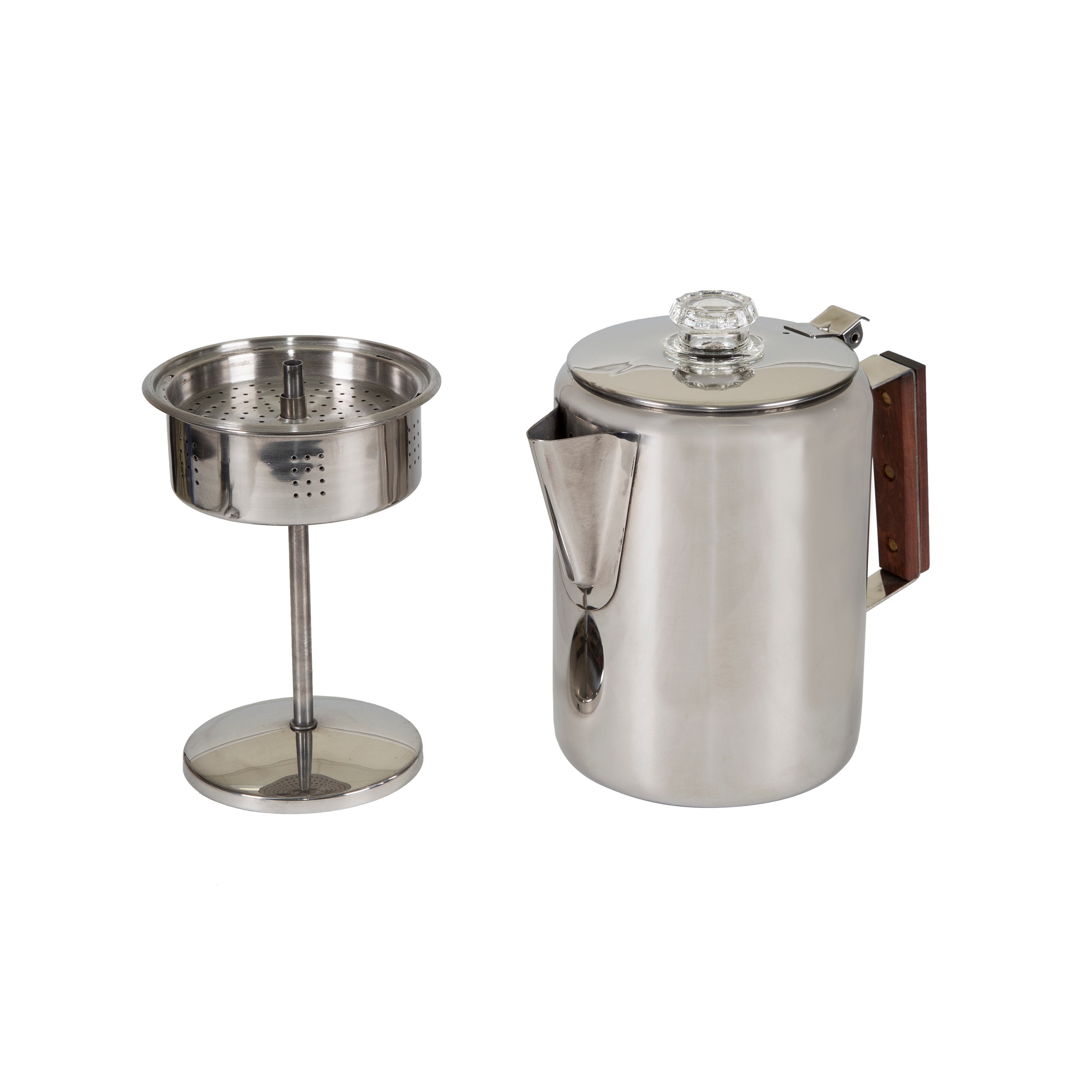 Bass Pro Shops 28-Cup Stainless Steel Campfire Percolator