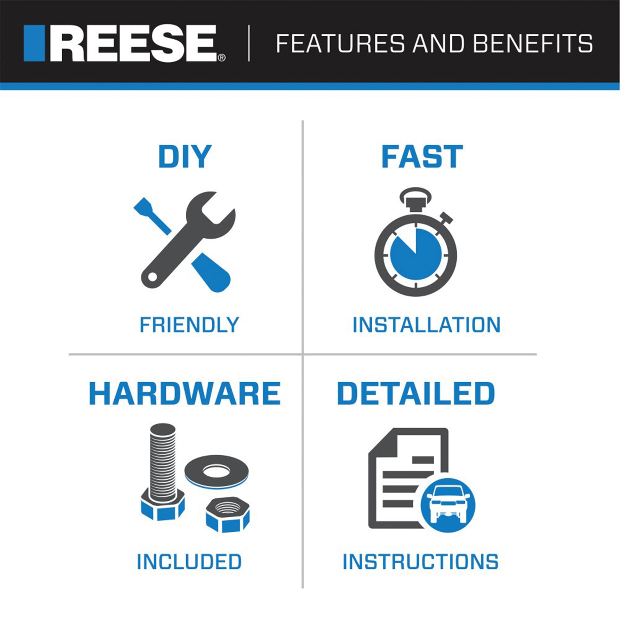 Reese Towpower 37096 HORIZON Hitch-Balls - View #4
