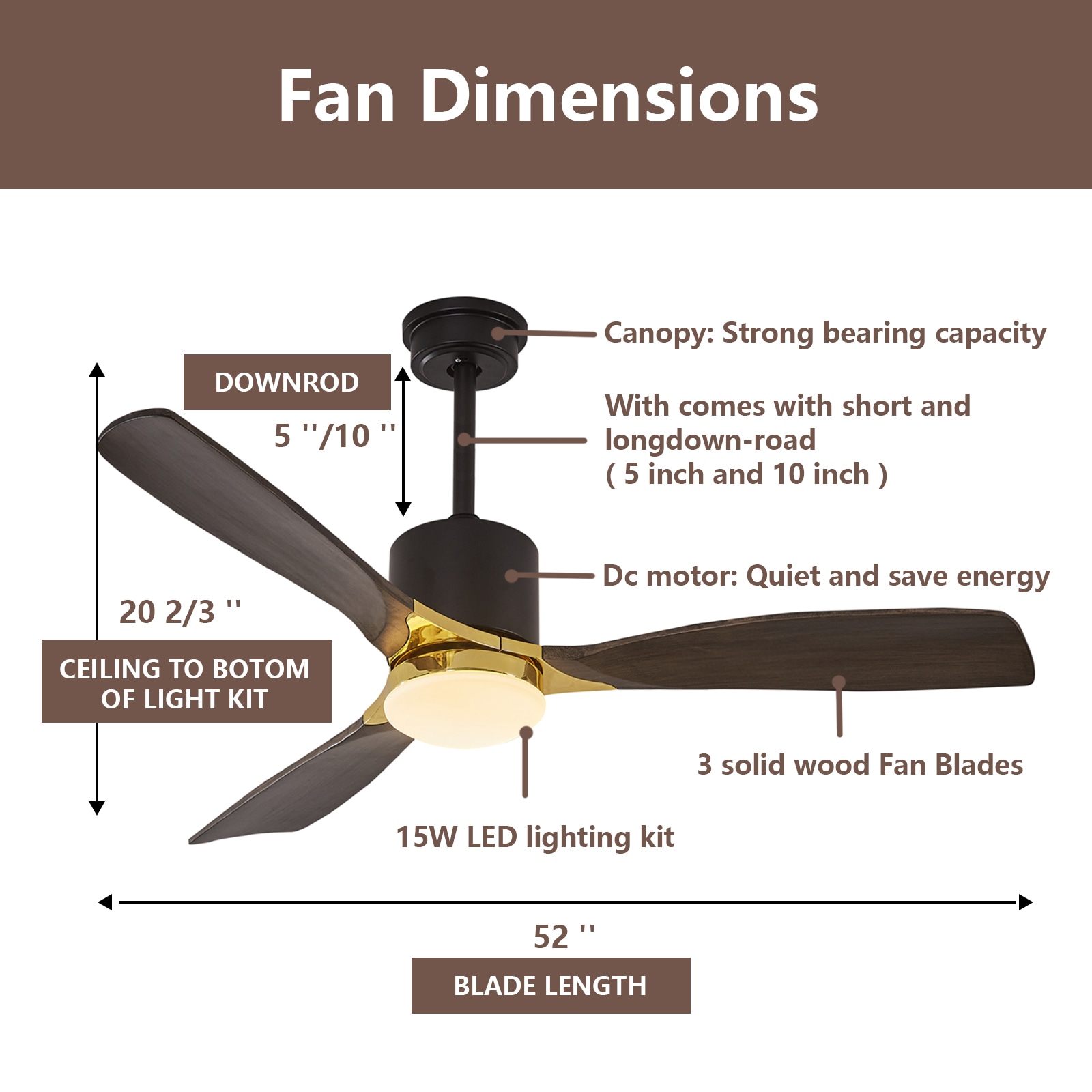 ExBrite LW11FL5203DKBNXXX Ceiling-Fans - View #16