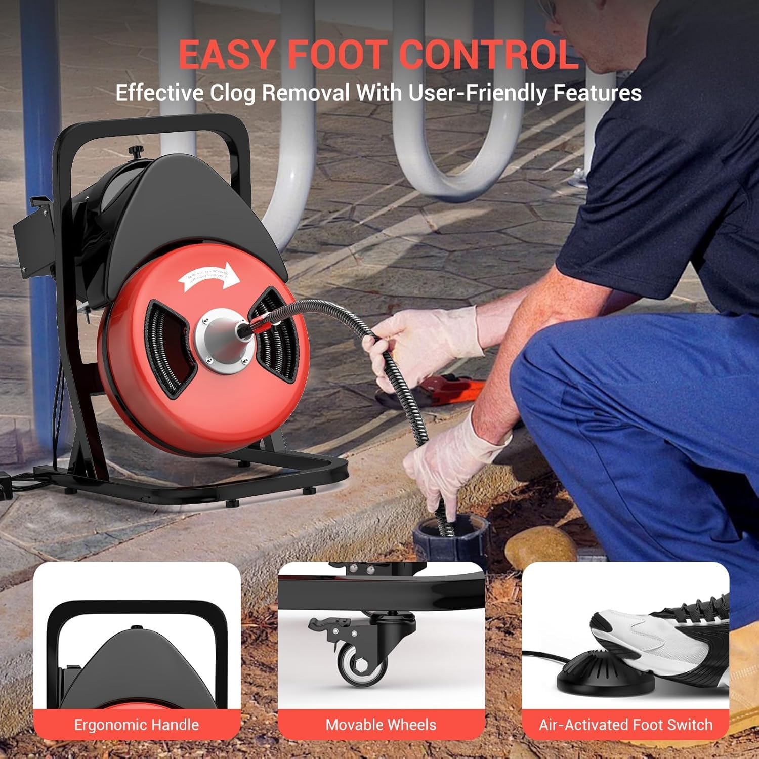 Garvee LMY-PTH-33ADME8W Drain-Cleaners - View #6