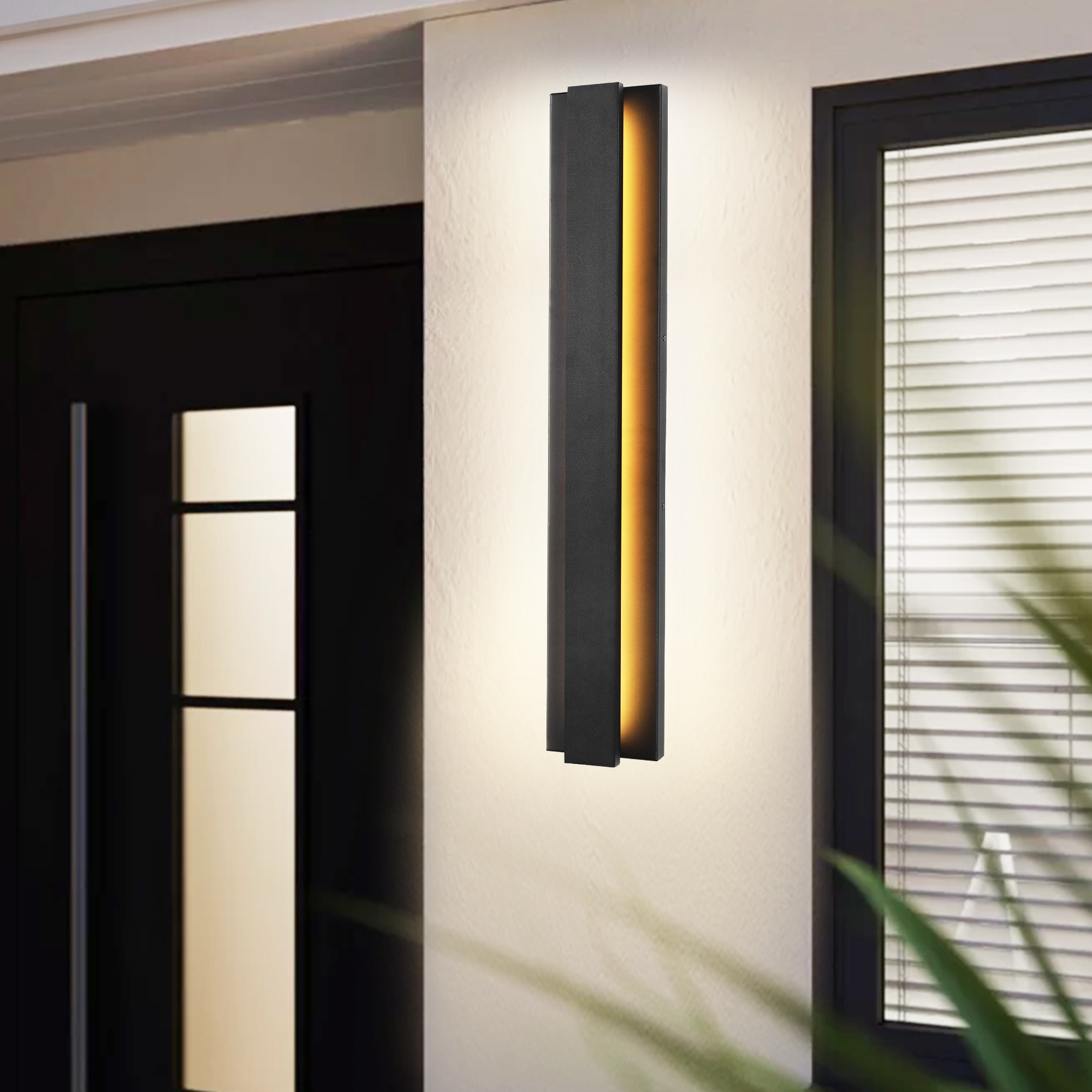 LamQee 06FTL0277BBK Outdoor-Wall-Lighting - View #7