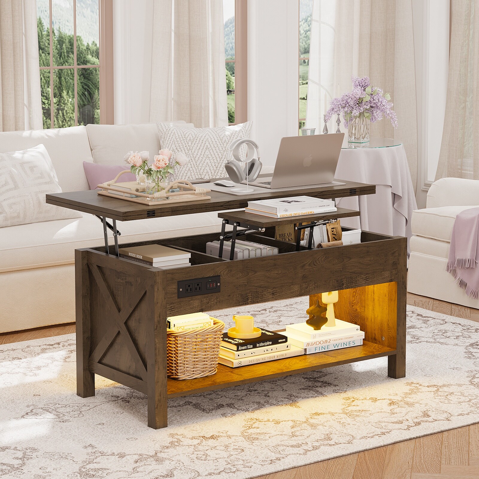 Pocassy GREATANTS-SNBS021OG Coffee-Tables - View #9