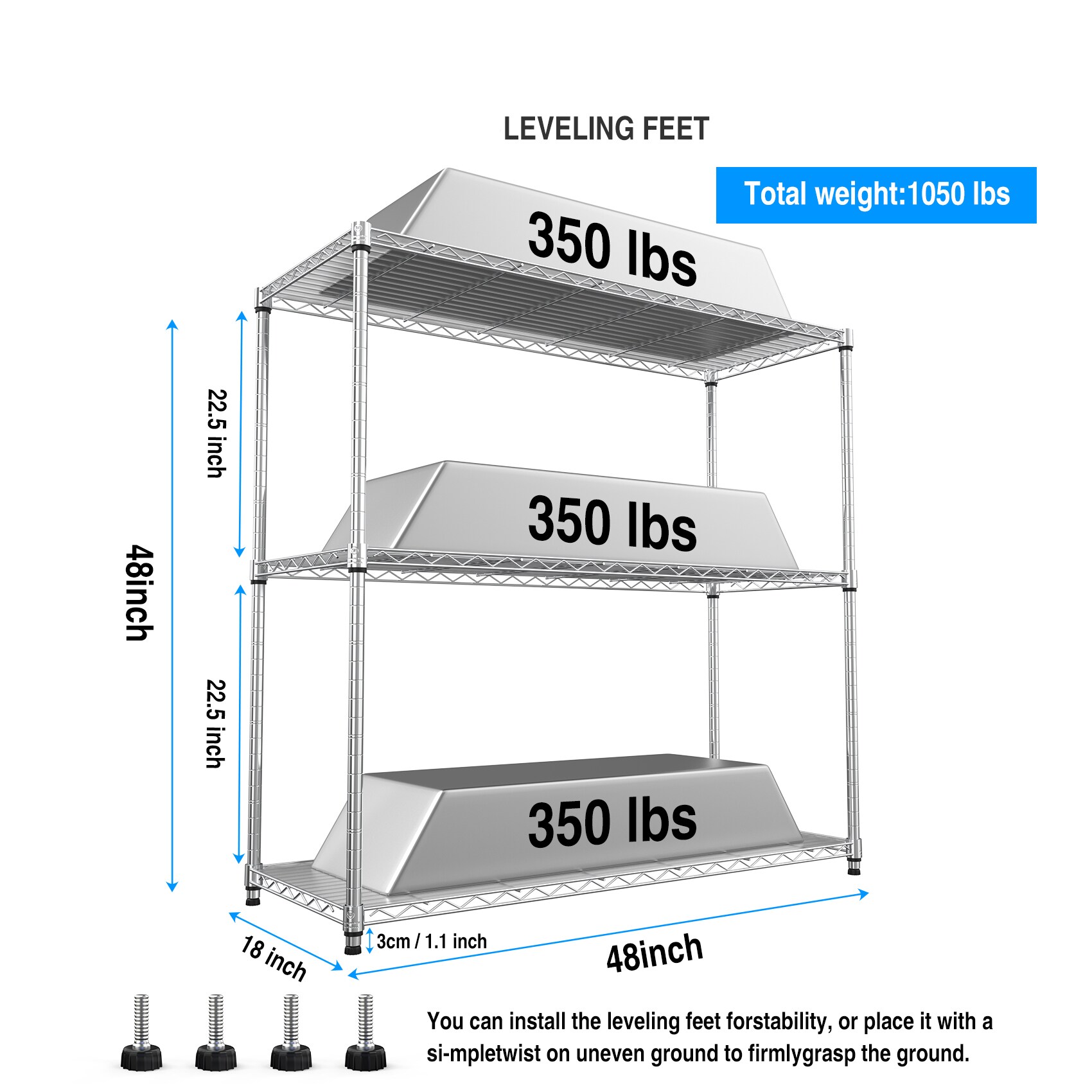 Siavonce ZX-115520 Free-Standing-Shelving - View #5