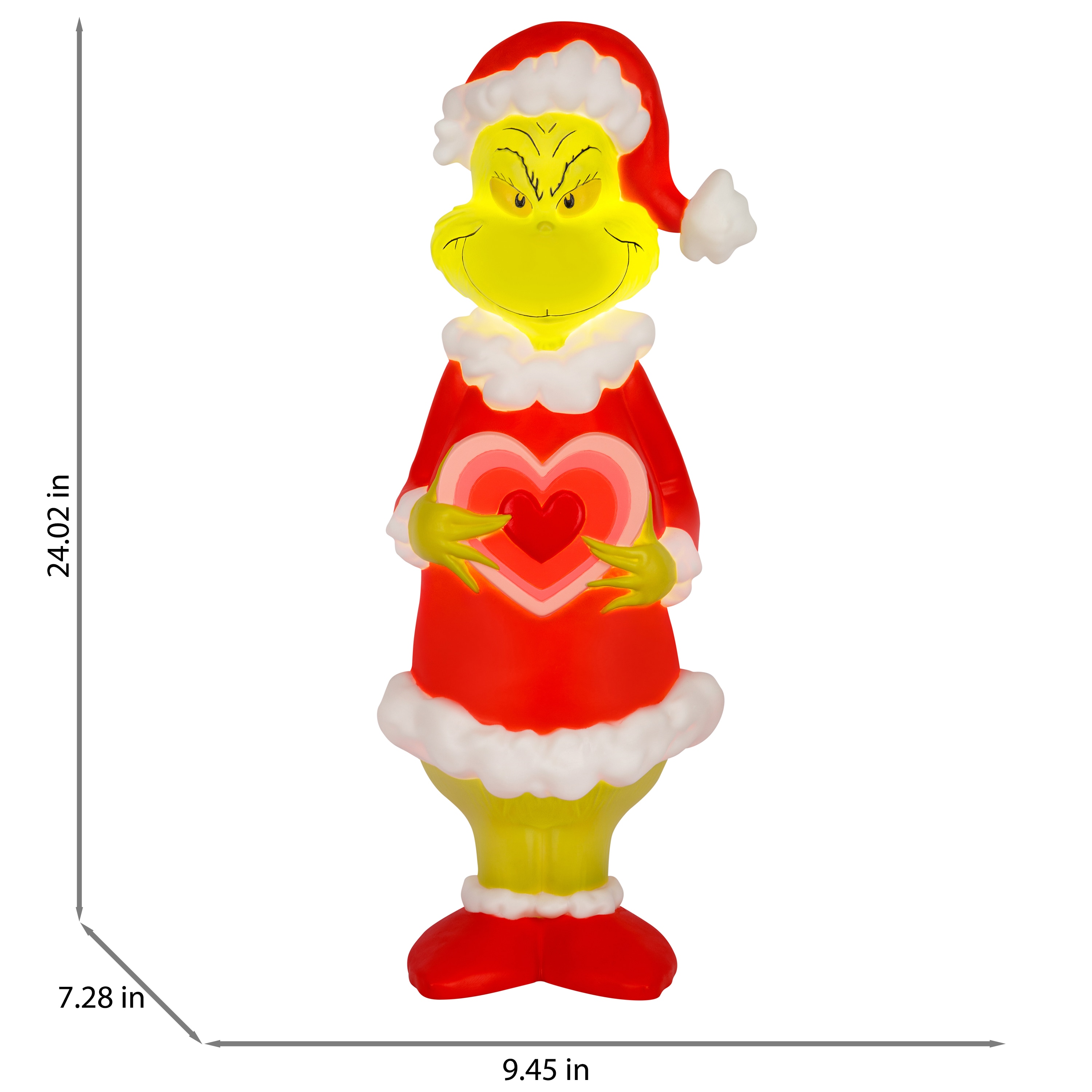 2022 hotsell Lowes 24” Gemmy Blow mold Grinch