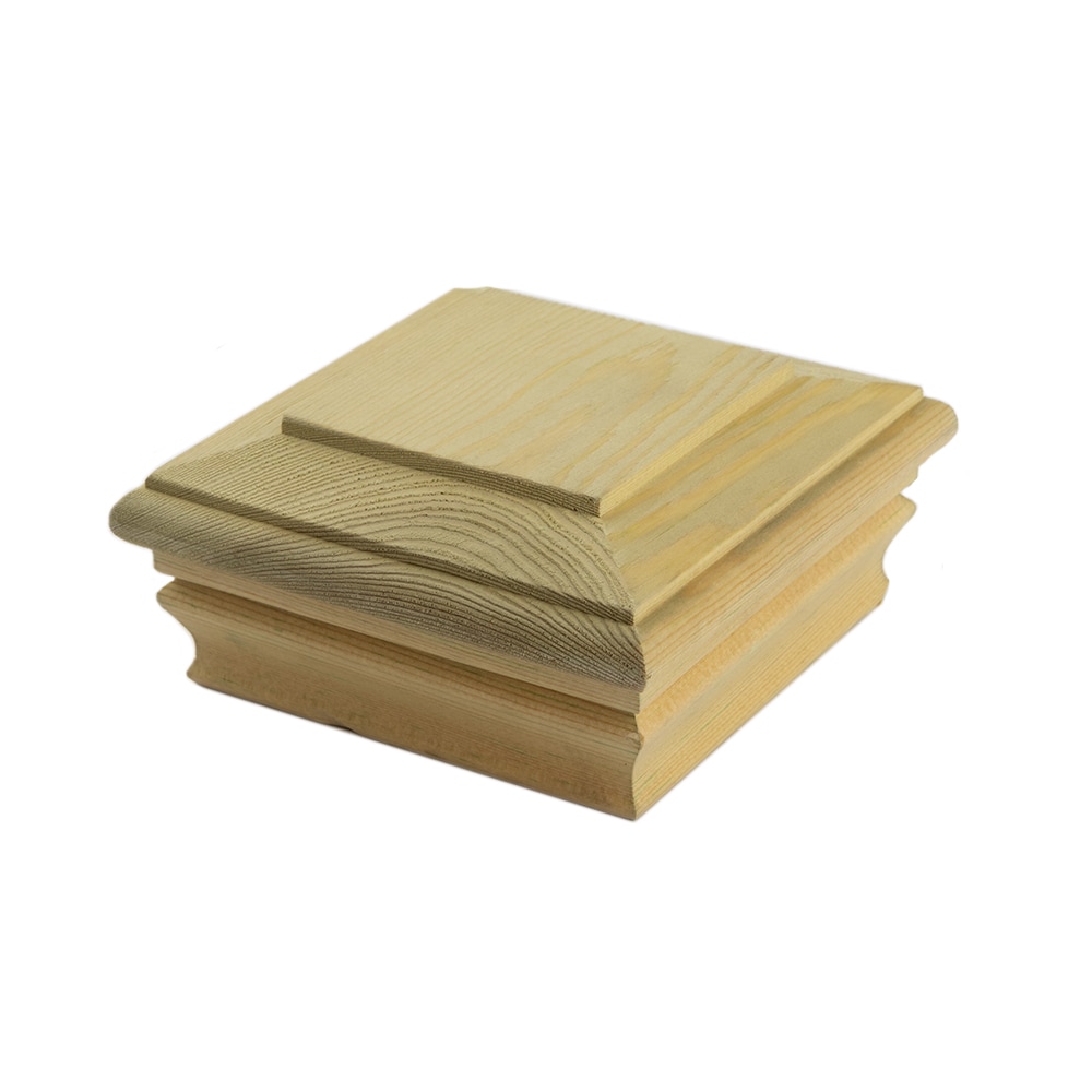 Deckorators 72258 4-in x 4-in Hatteras Cedar Wood Cedar Deck Post Cap