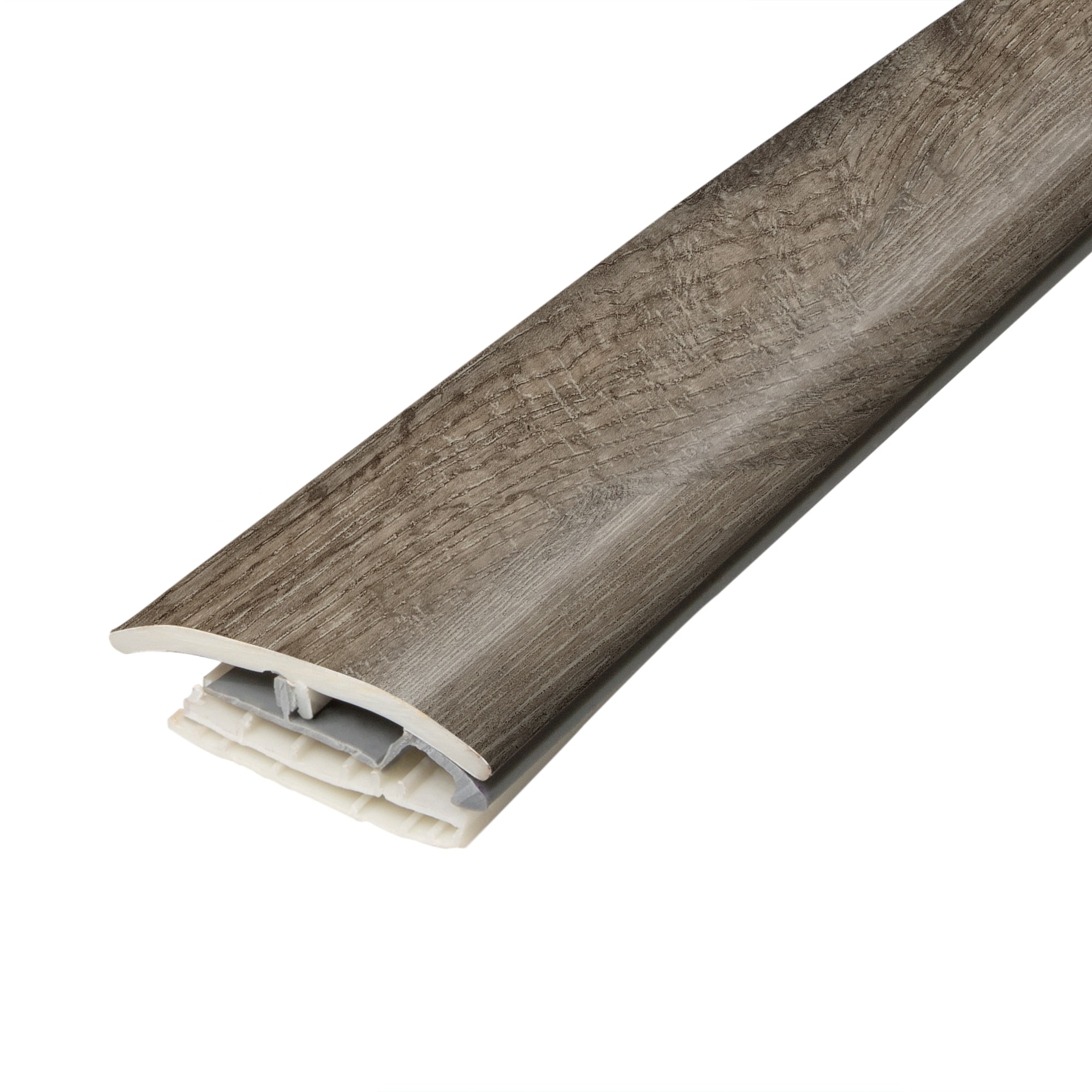 Mohawk LV4N1-03317 Elite Dimming Sky Oak 0.23-in T x 1.88-in W x 78.7-in L Vinyl 4-in-1 Floor Moulding