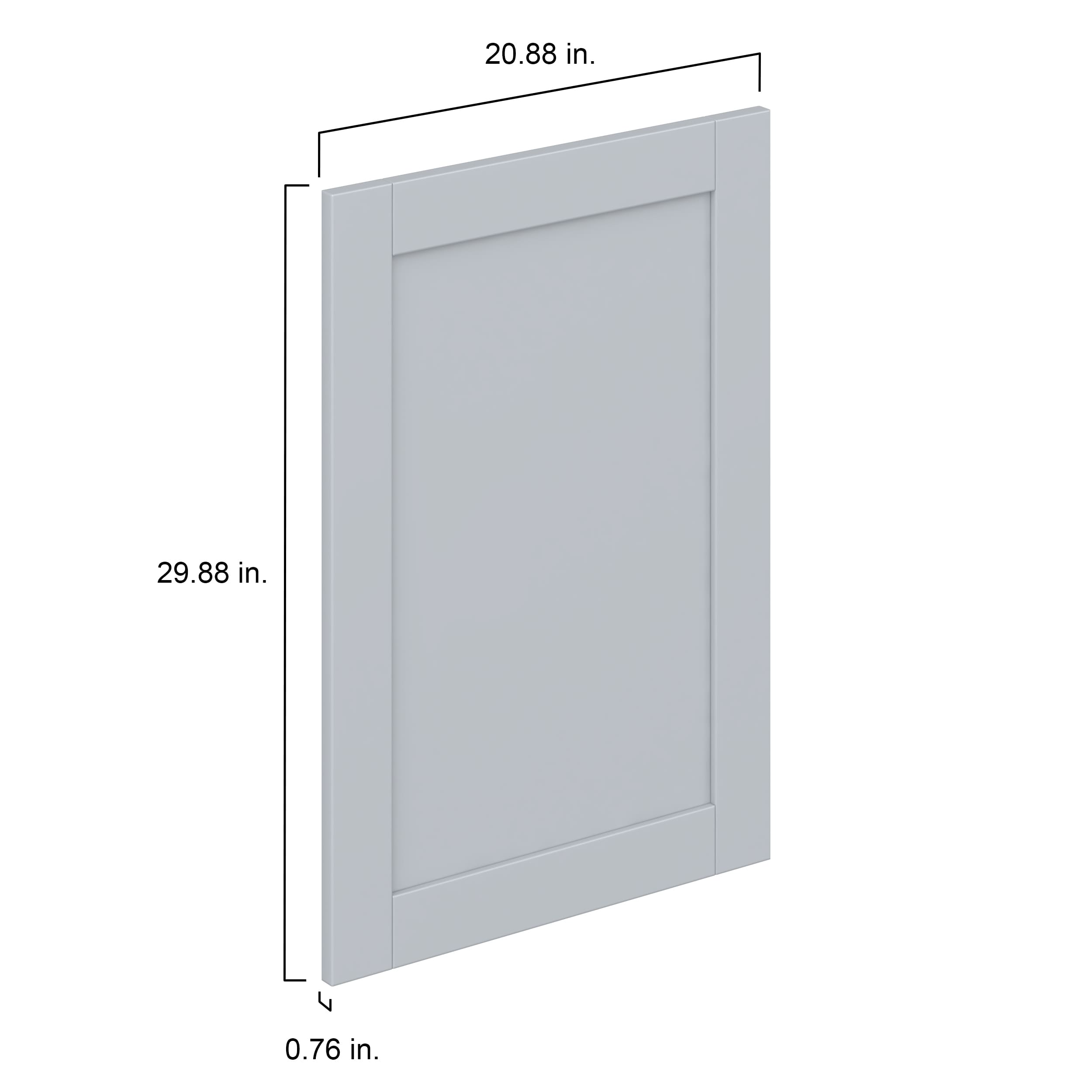 Hugo&Borg DSDR2130-CH Kitchen-Cabinet-Doors - View #4