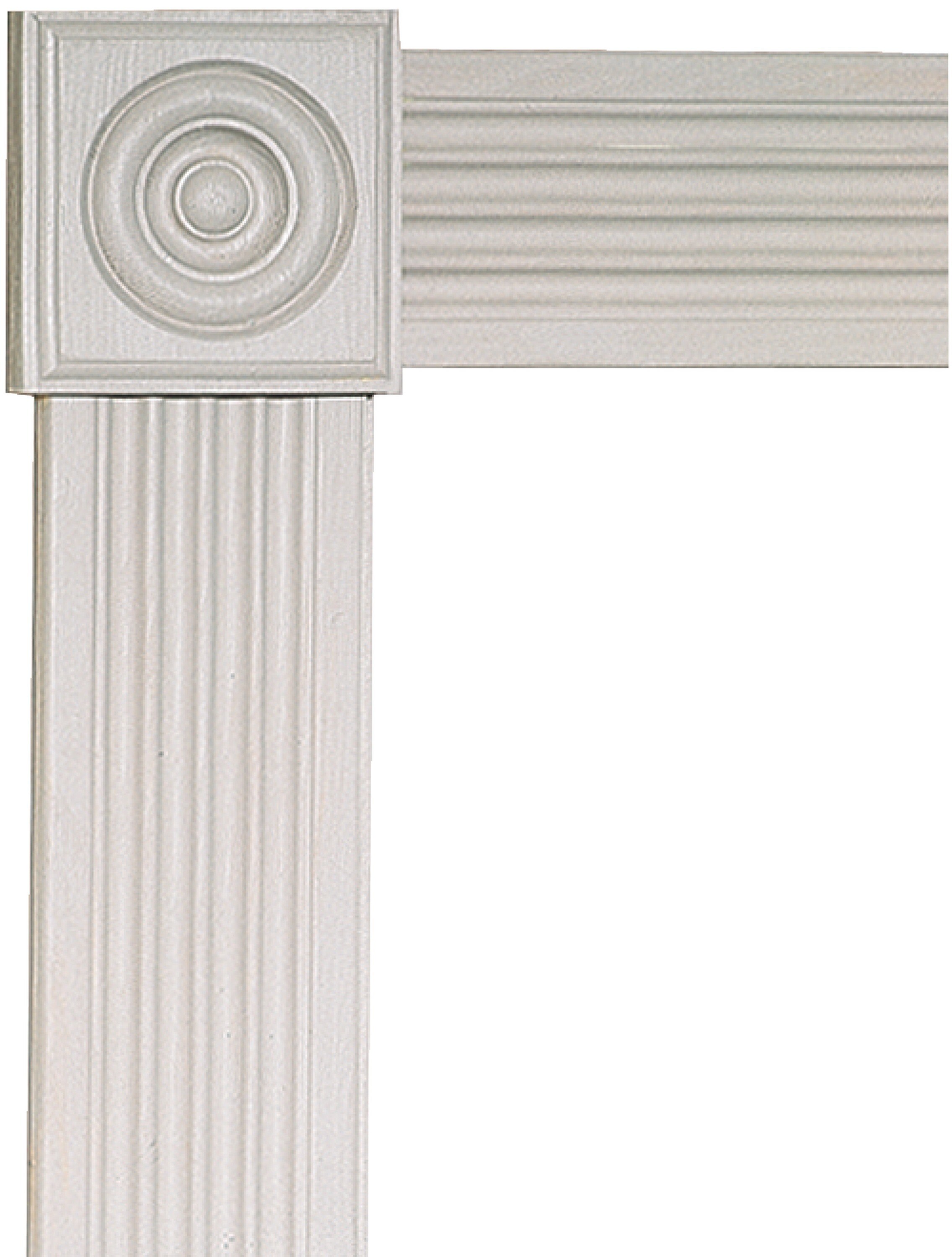 House of Fara Solid Red Oak Rosette Block 7/8 in x 3-1/2 in in the ...