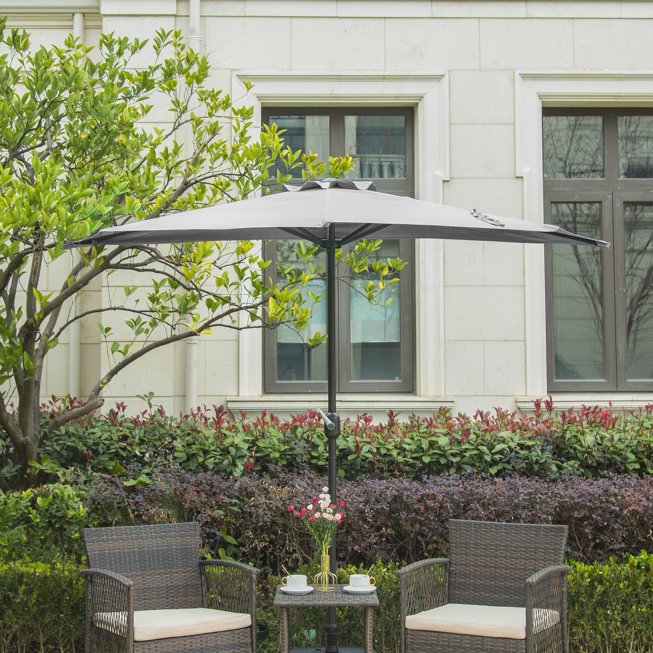 Westin Furniture OS3003-GY-981RDBZ Umbrellas-2 - View #2