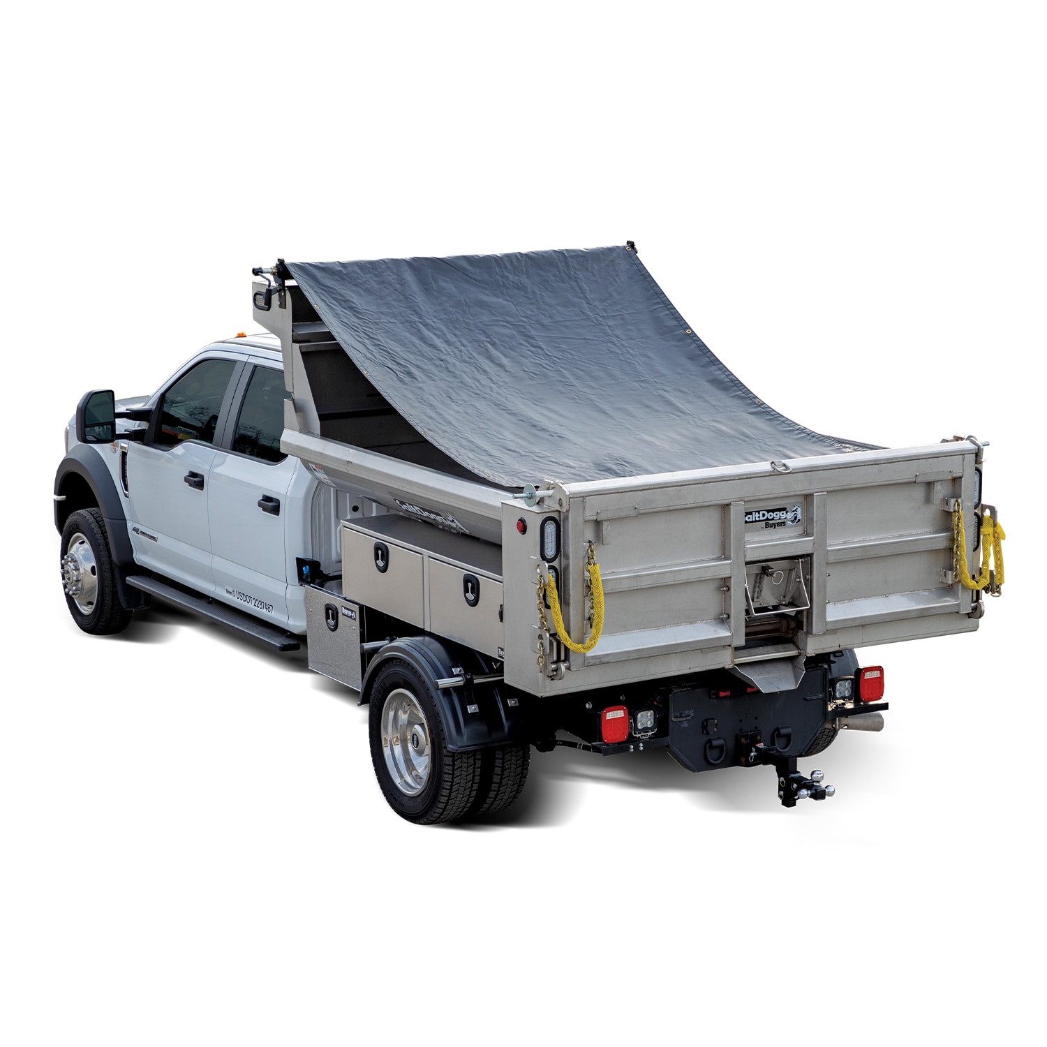Buyers Products DTR7518 18-ft x 7.5-ft Black Standard Vinyl Tarp