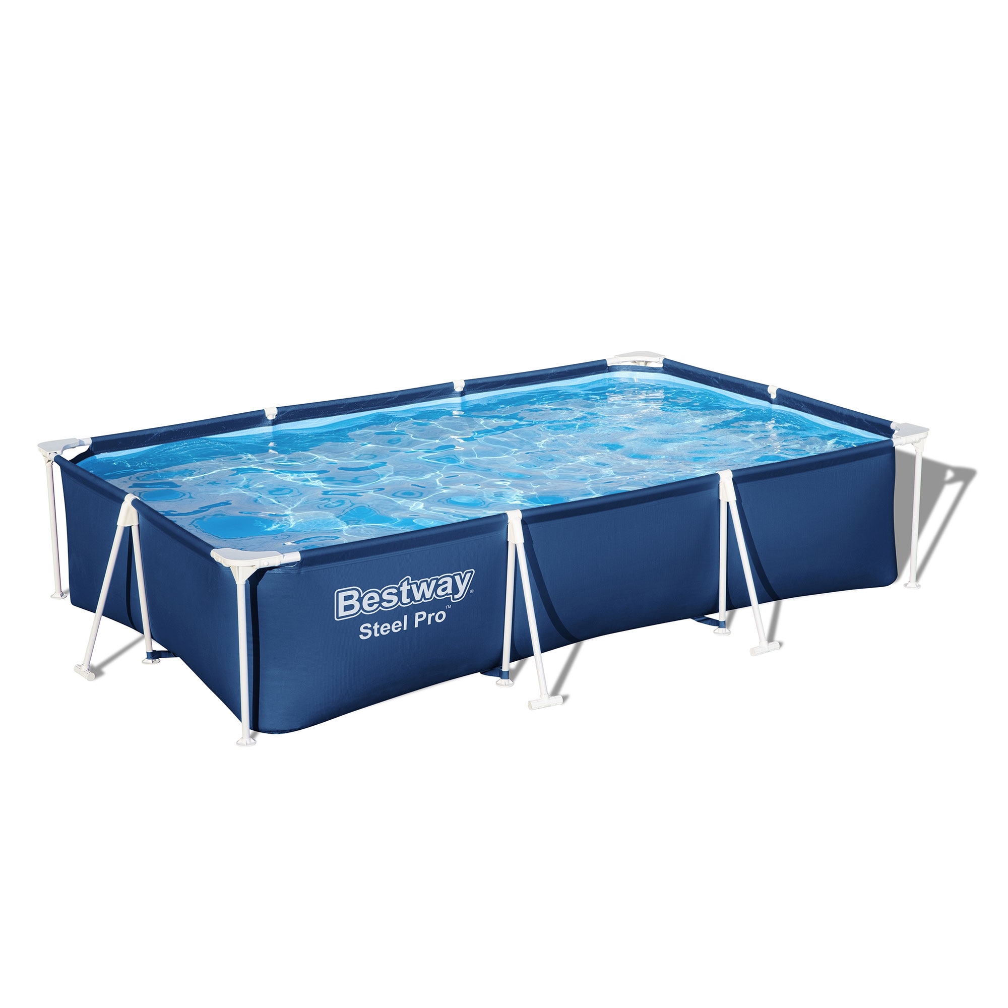 Bestway 324058 9.83-ft x 6.5-ft x 26-in Metal frame Rectangle Above-Ground Pool