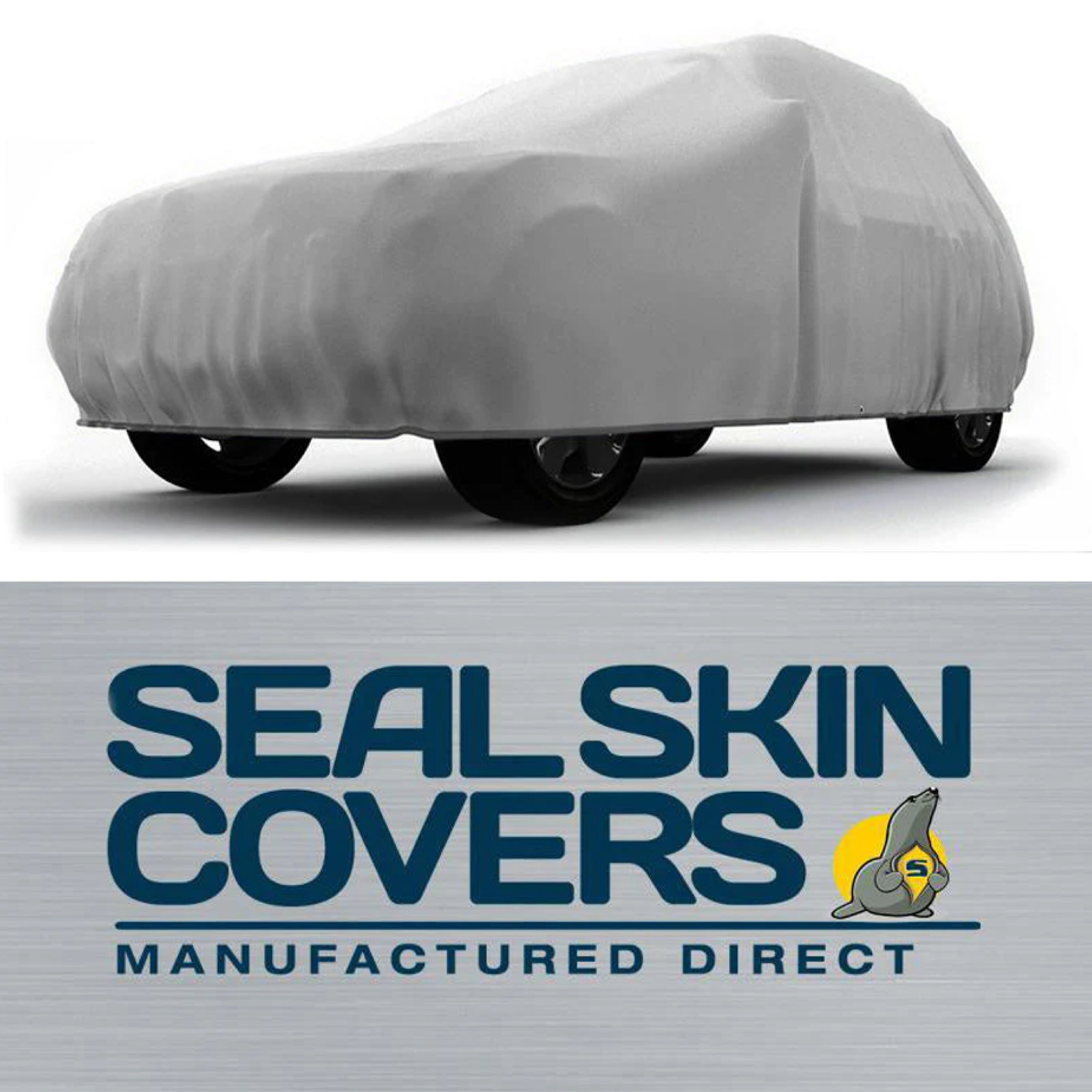Seal Skin Covers Large SUV Indoor/Outdoor Car Cover - Grey, 100