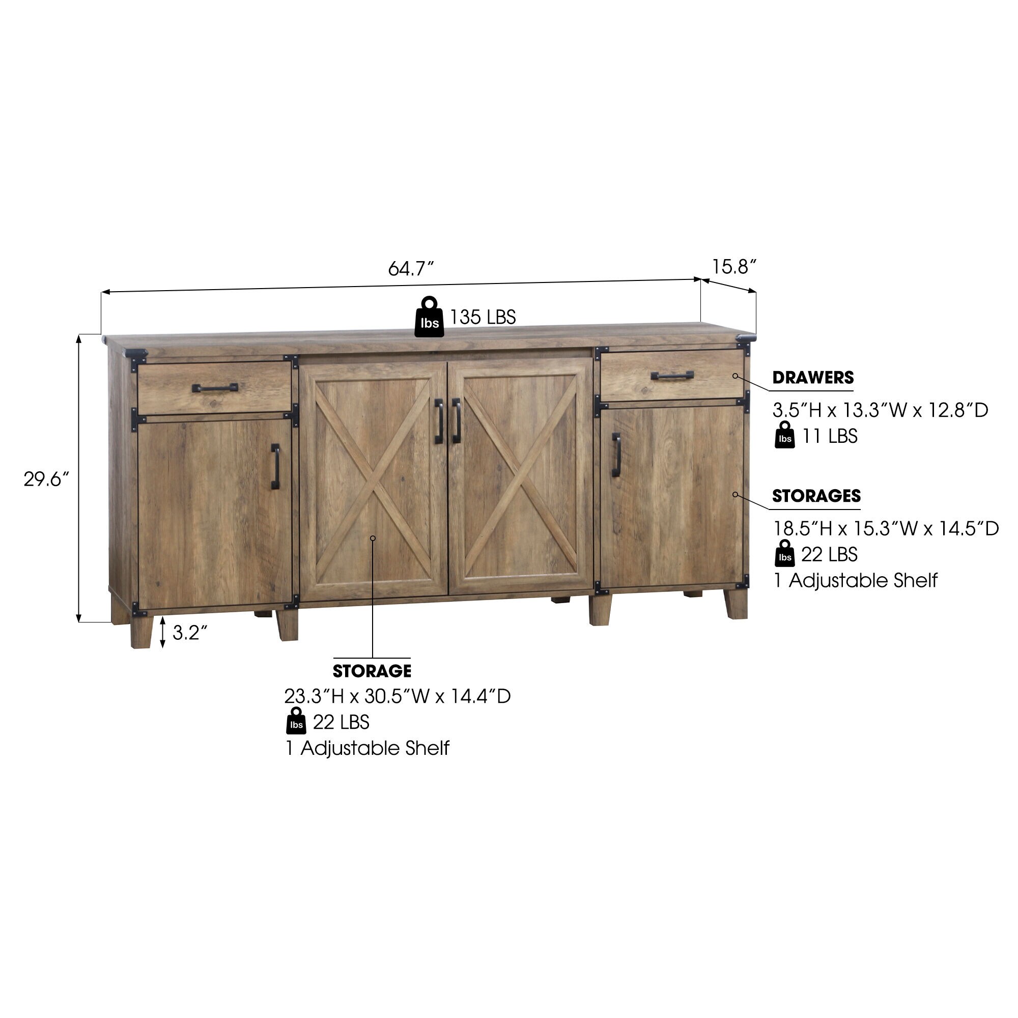 Saint Birch SBOF4801CFRO Filing-Cabinets - View #7