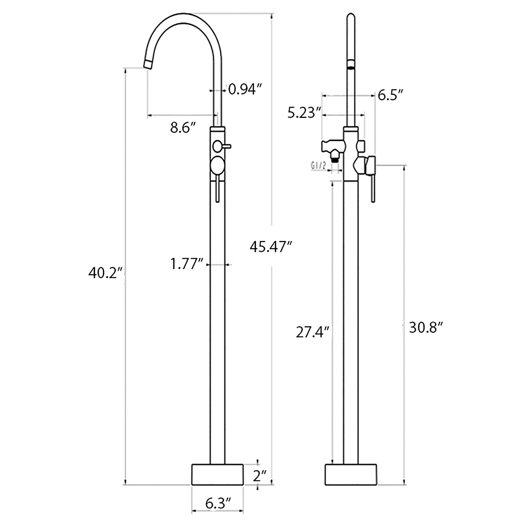 AKDY BT0220-42 bathtubs - View #9