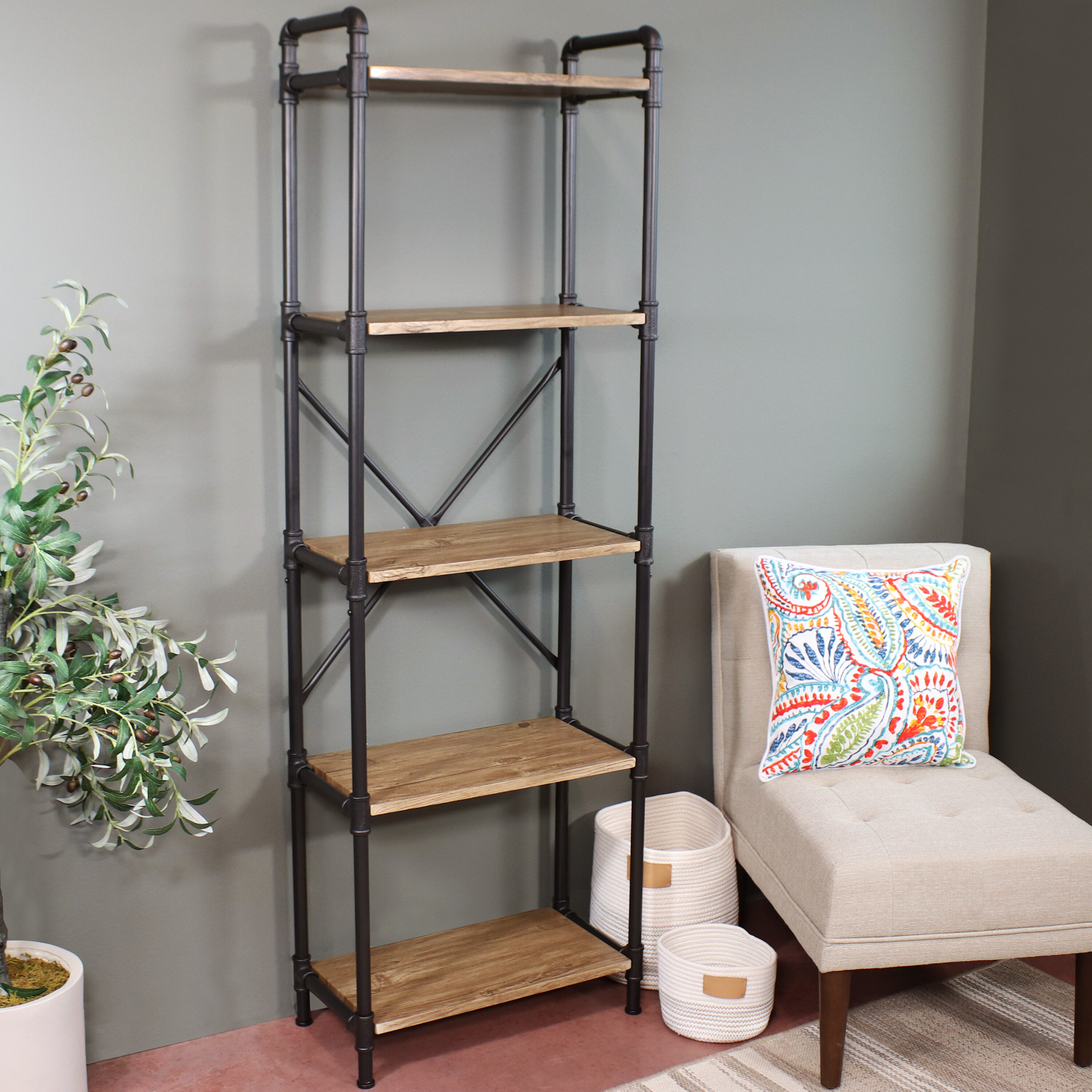 Sunnydaze Decor JAH-461 bookcases - View #5