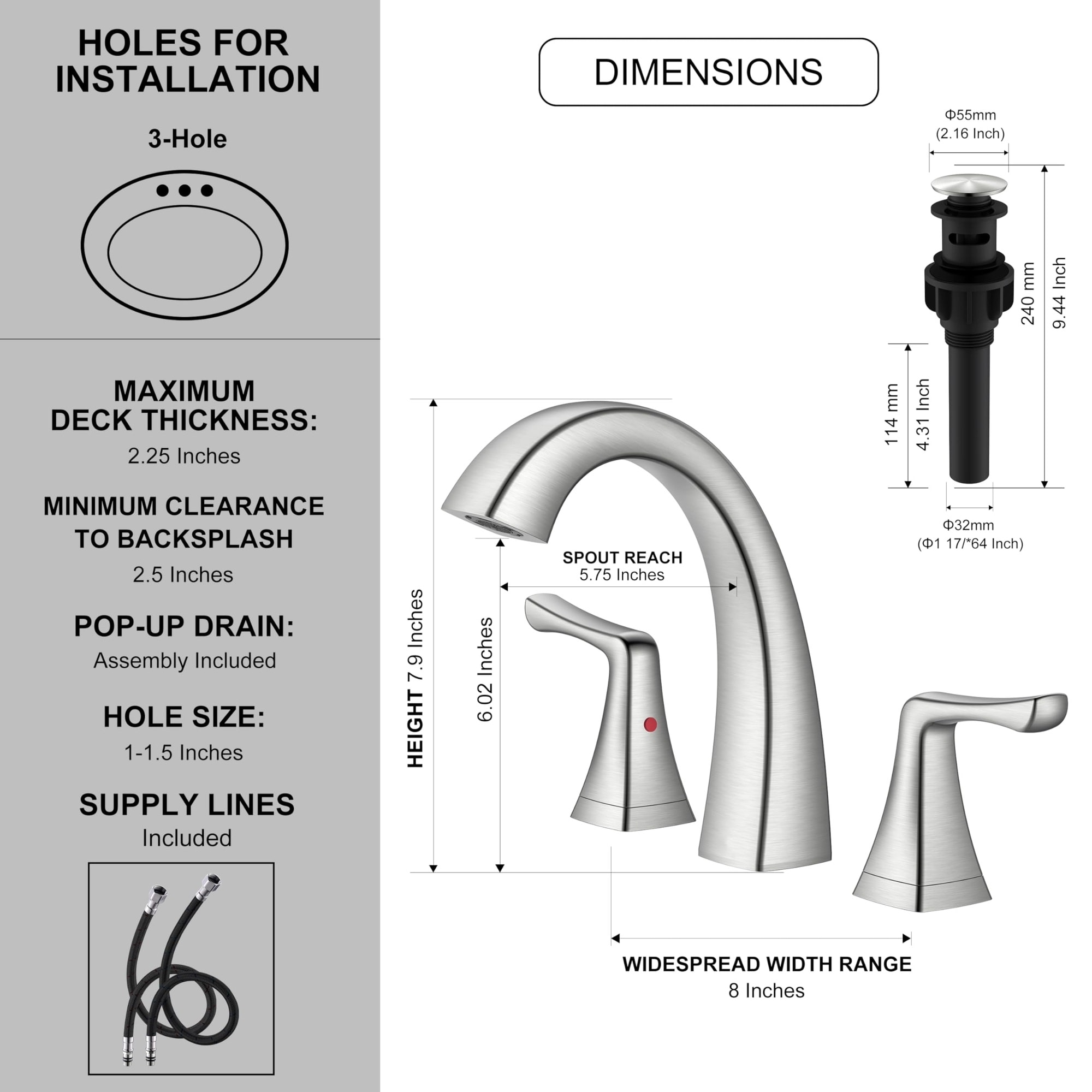 Numhew NHWILL45300 Lavatory-Faucets - View #2