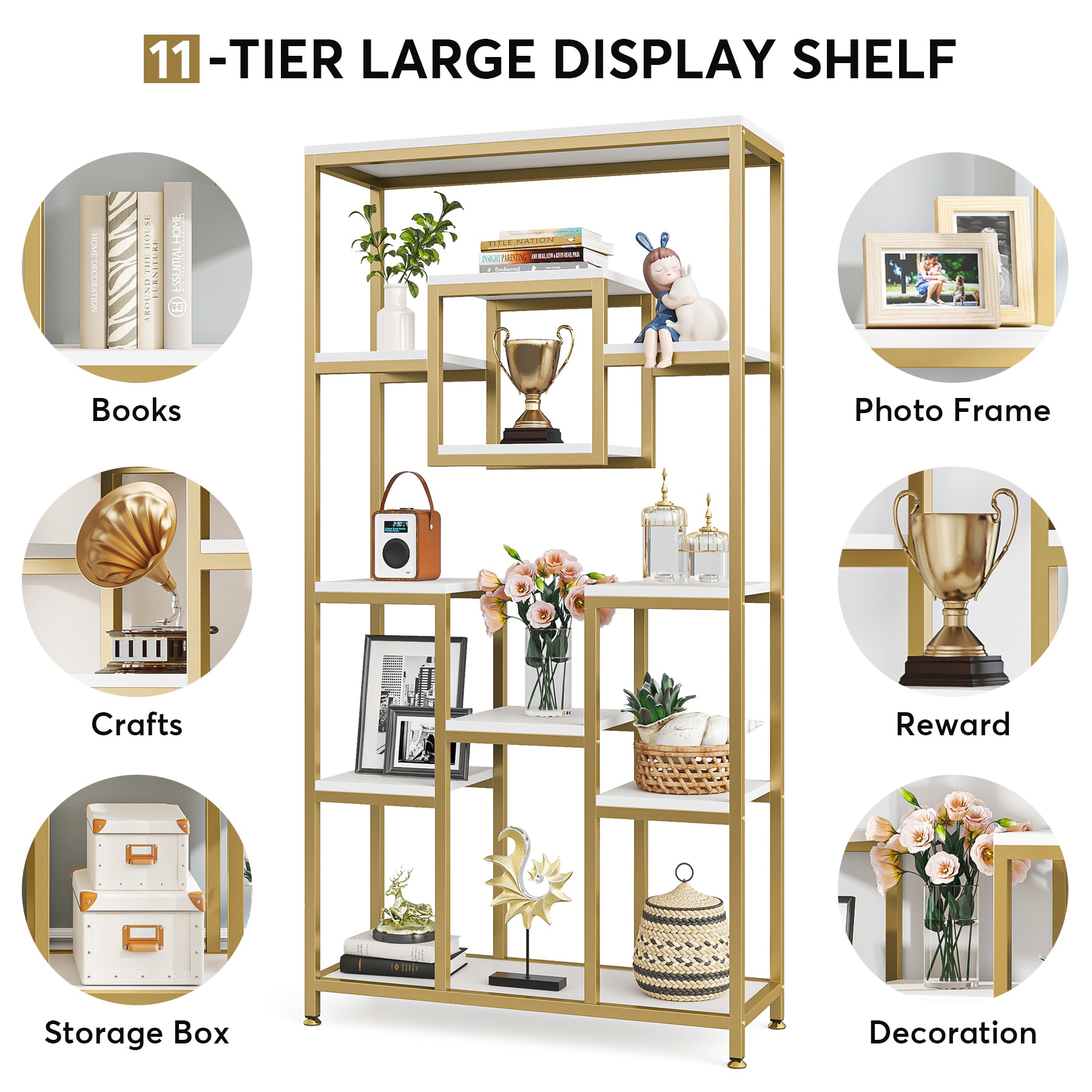 Tribesigns HOGA-XK00191 bookcases - View #12