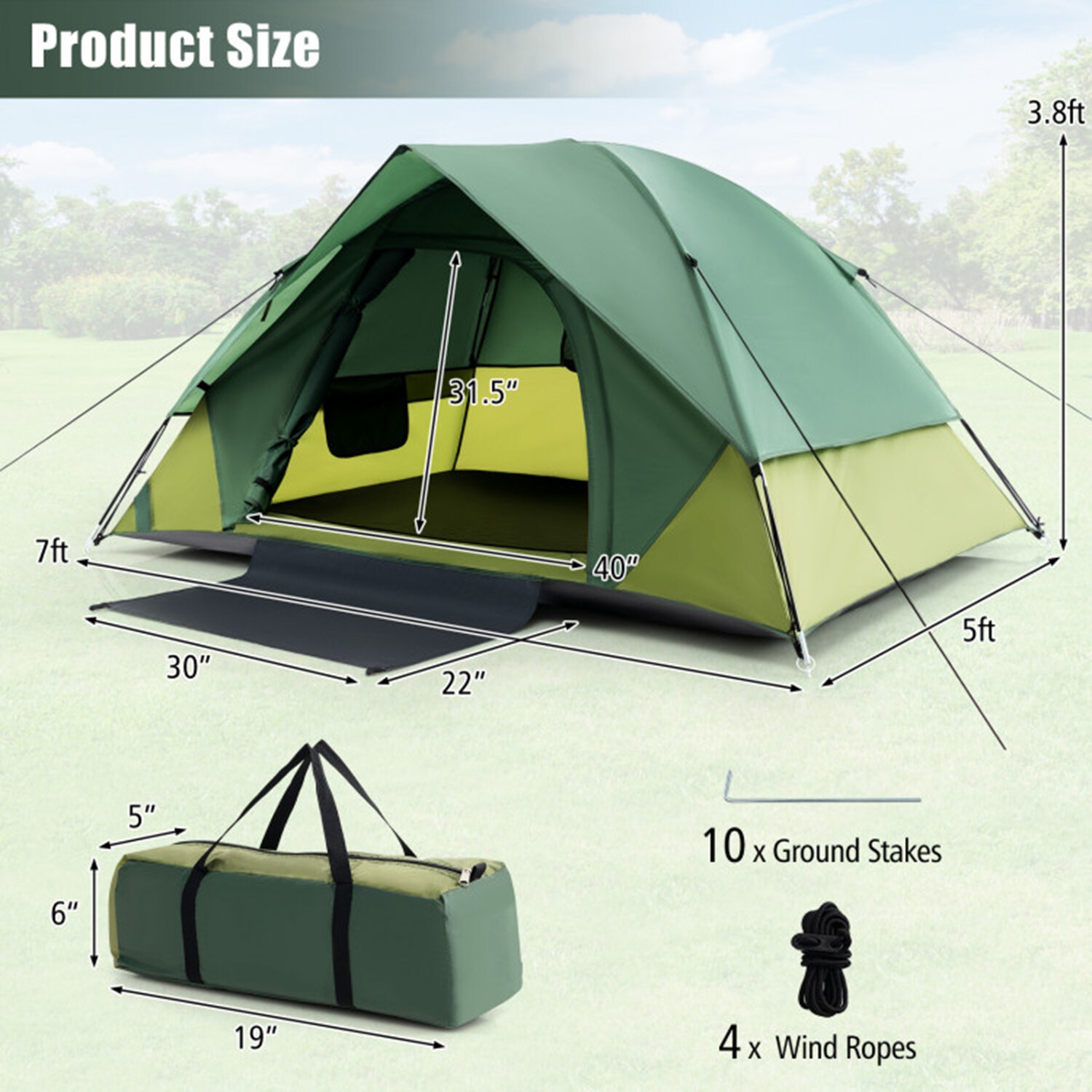 Mondawe MO-NP11484GN tents - View #11